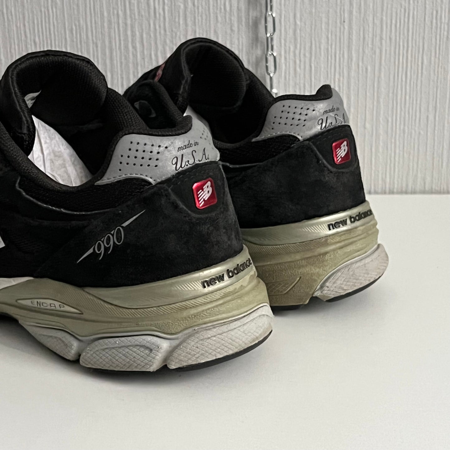 New Balance 990v3 Made In USA Black Shoes