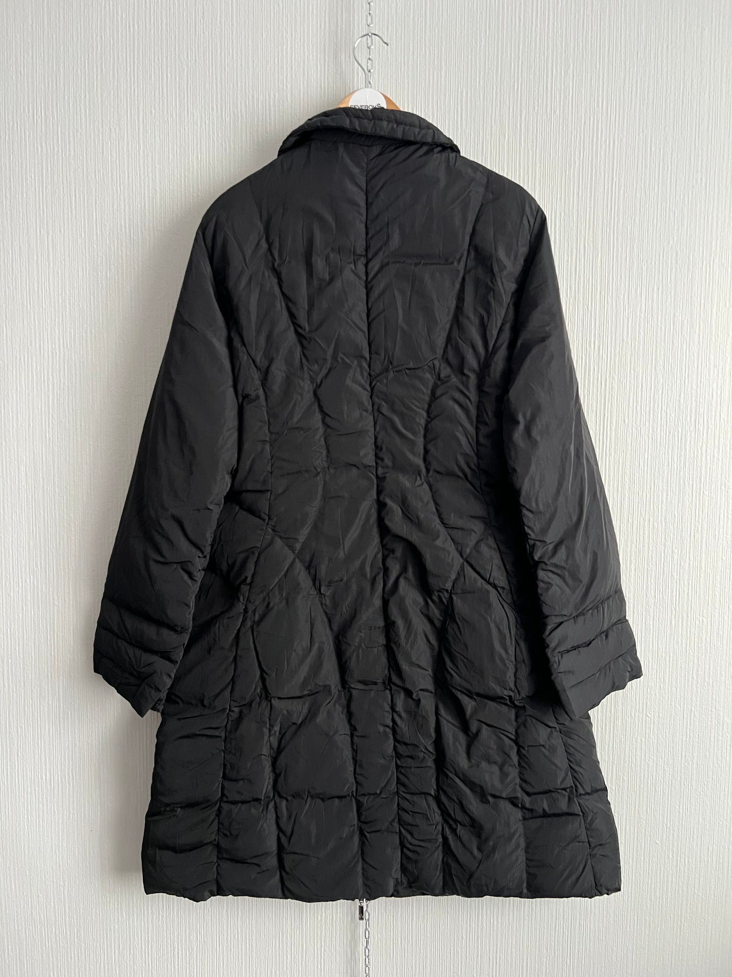 Moncler Vintage Black Down Long Jacket