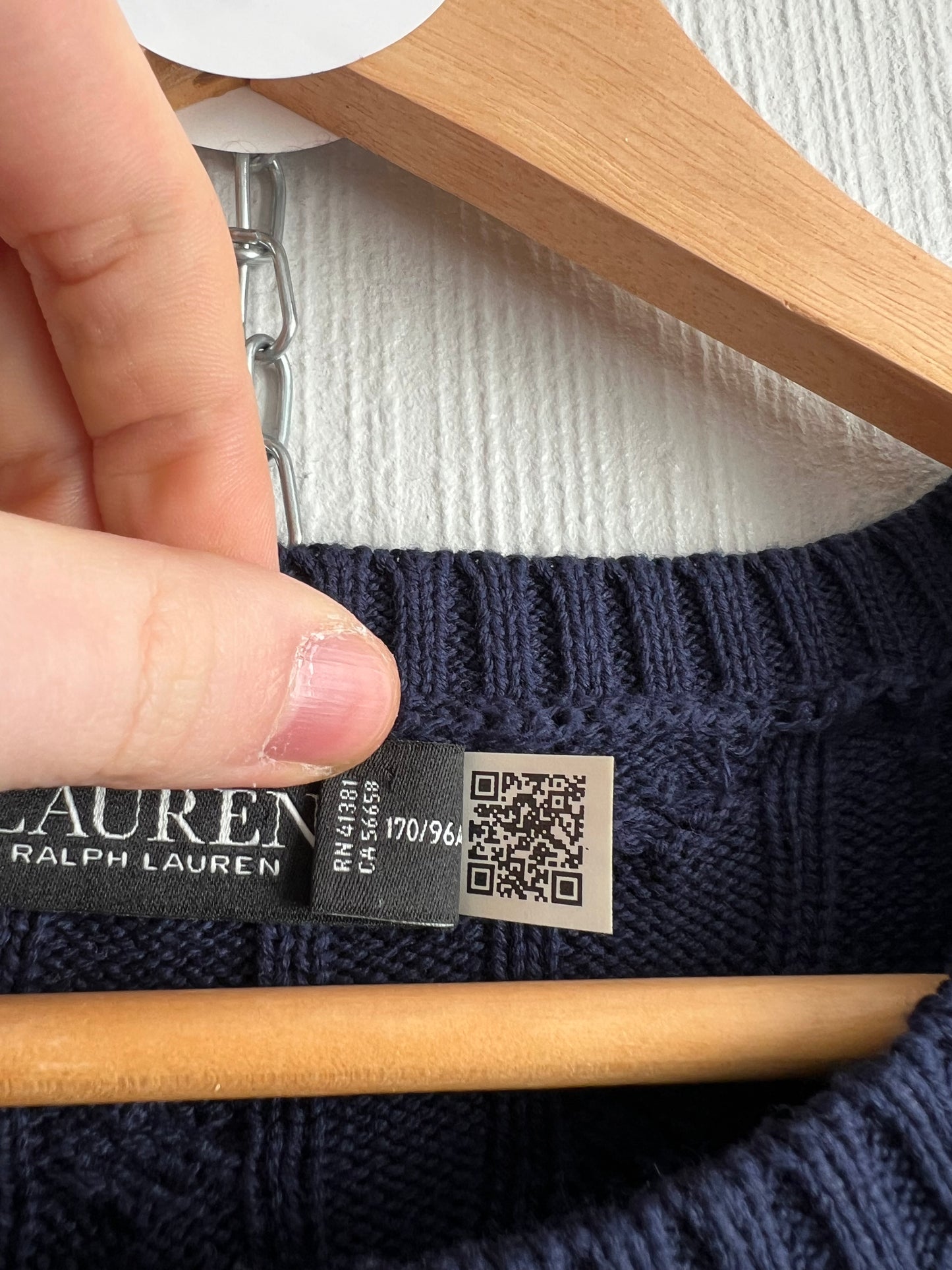 Lauren Ralph Lauren Button-Trim Cable Knit Womens Jumper