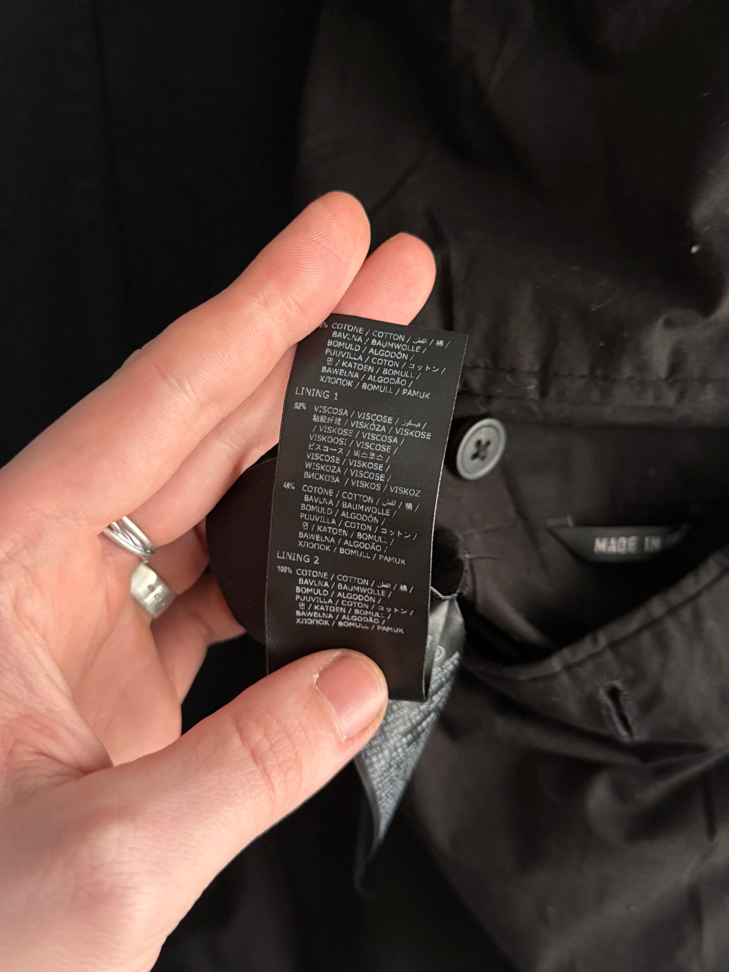 Ann Demeulemeester FW22 Agnes Slouchy Denim Blazer