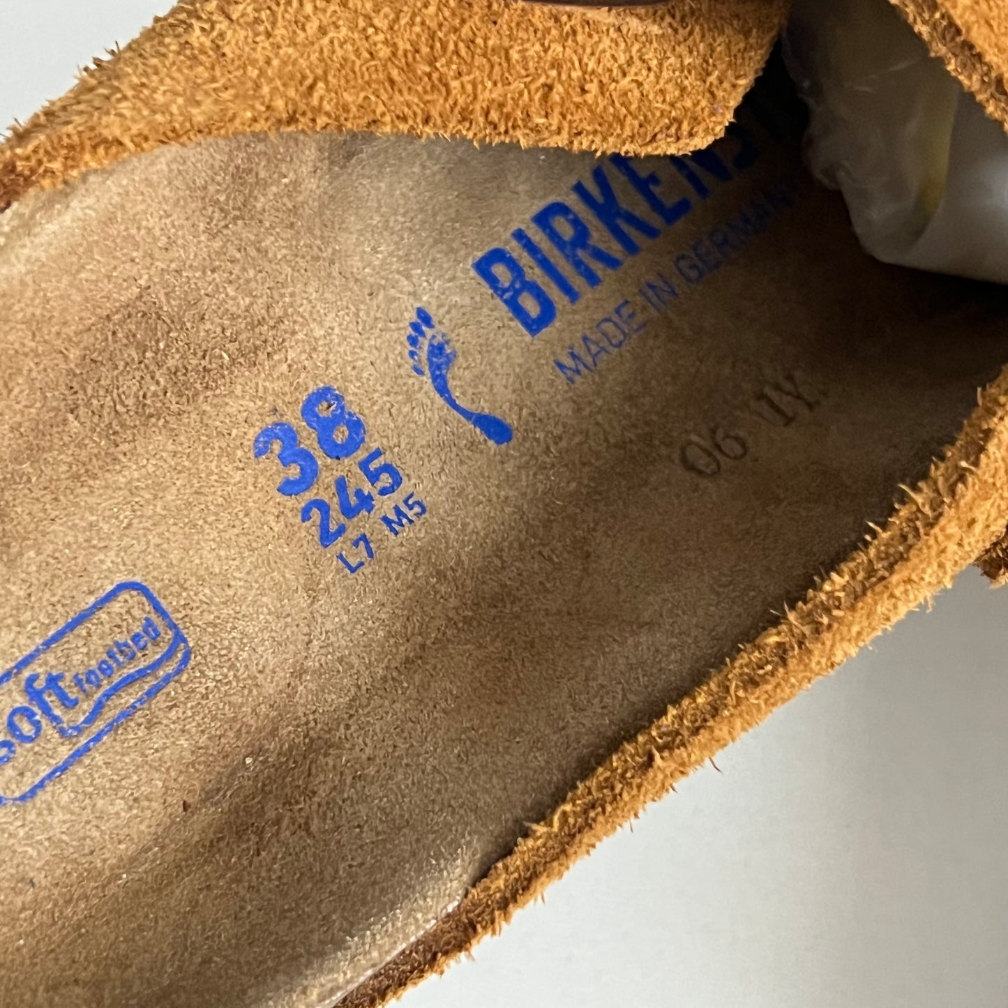Birkenstock Boston Clogs in Mink Suede Mules