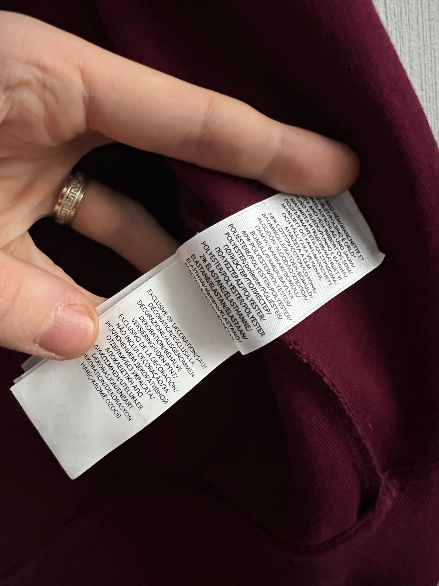 Polo Ralph Lauren Burgundy Mens Zip Hoodie