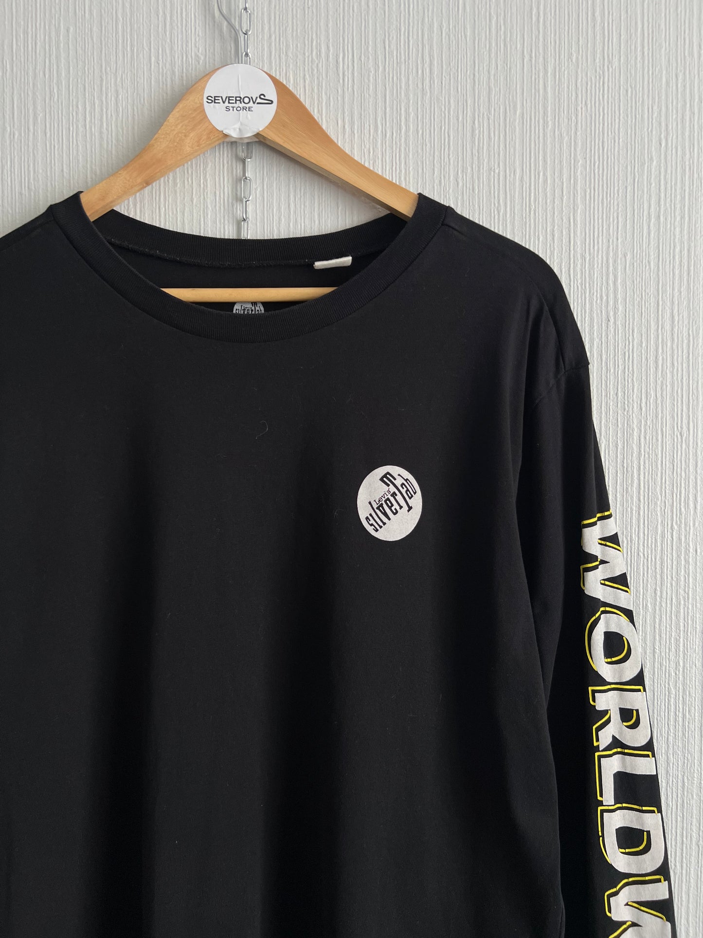 Levi’s SilverTab Black Cotton Lonsleeve