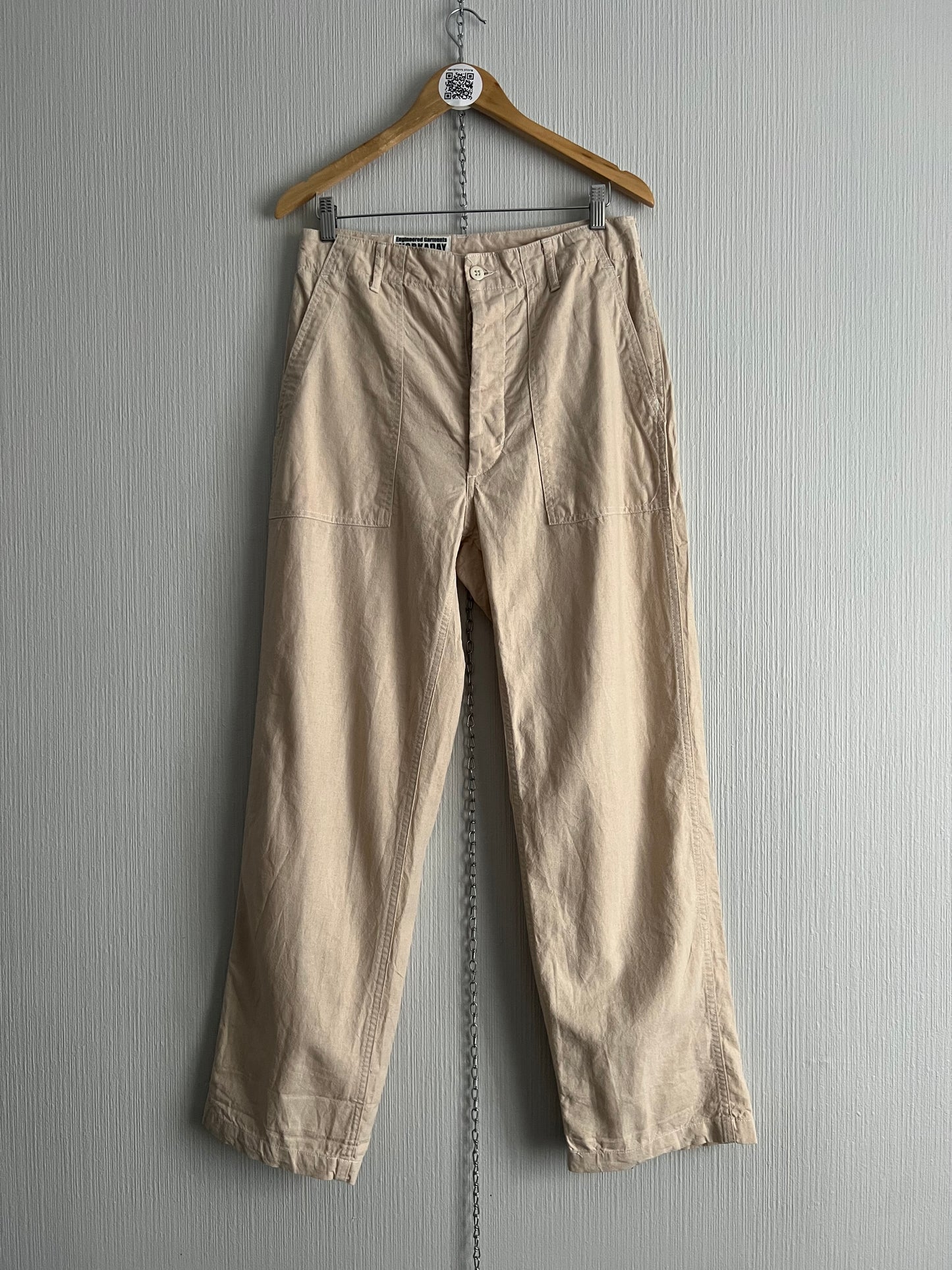 Engineered Garments Linen Work Trousers Mens Pants