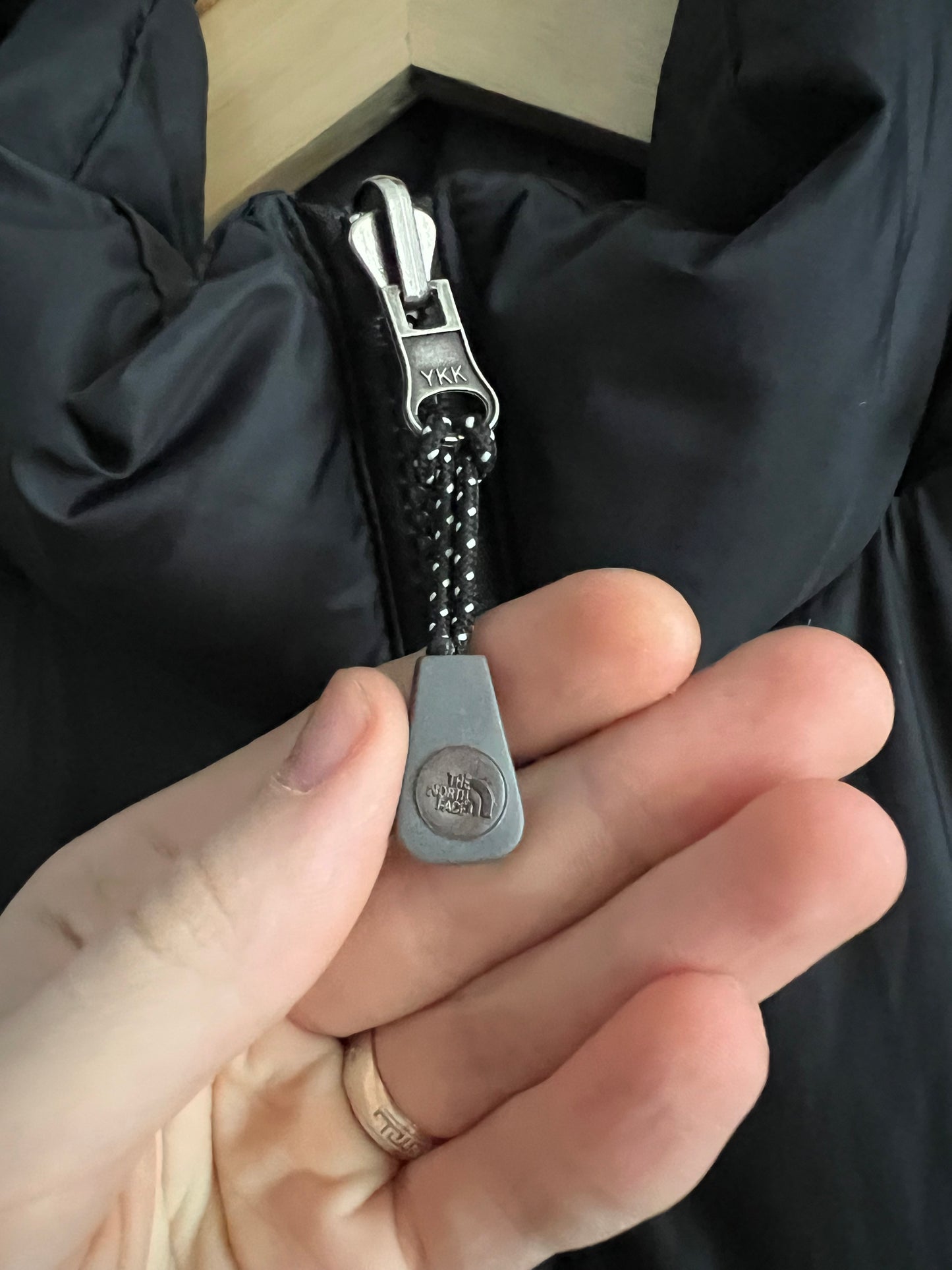 The North Face 900 Summit Series Black Down Puffer Jacket