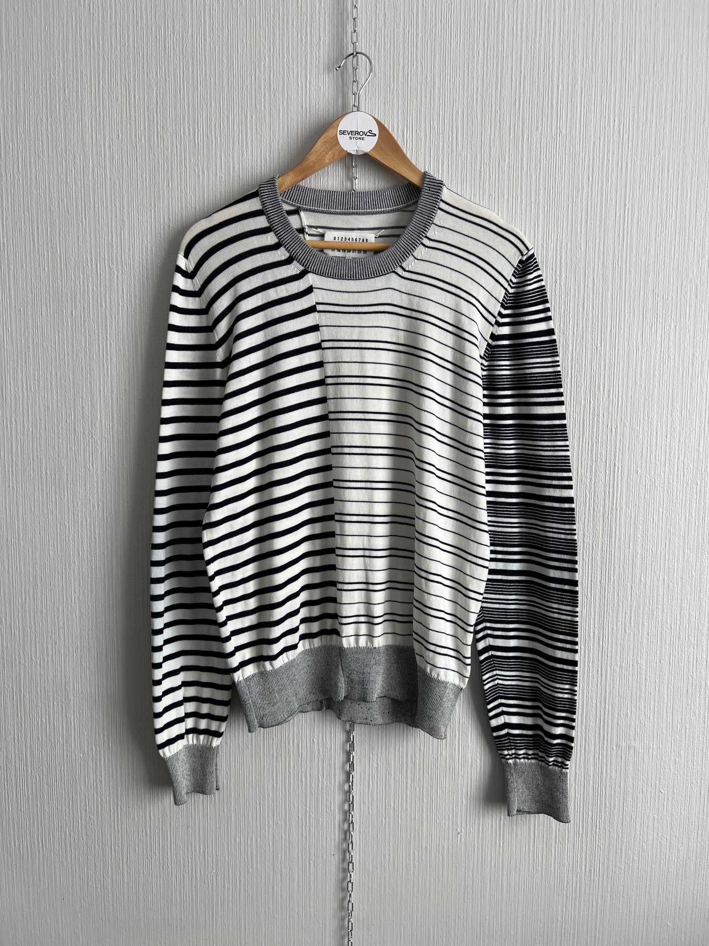 Maison Margiela Reconstructed Striped Sweater