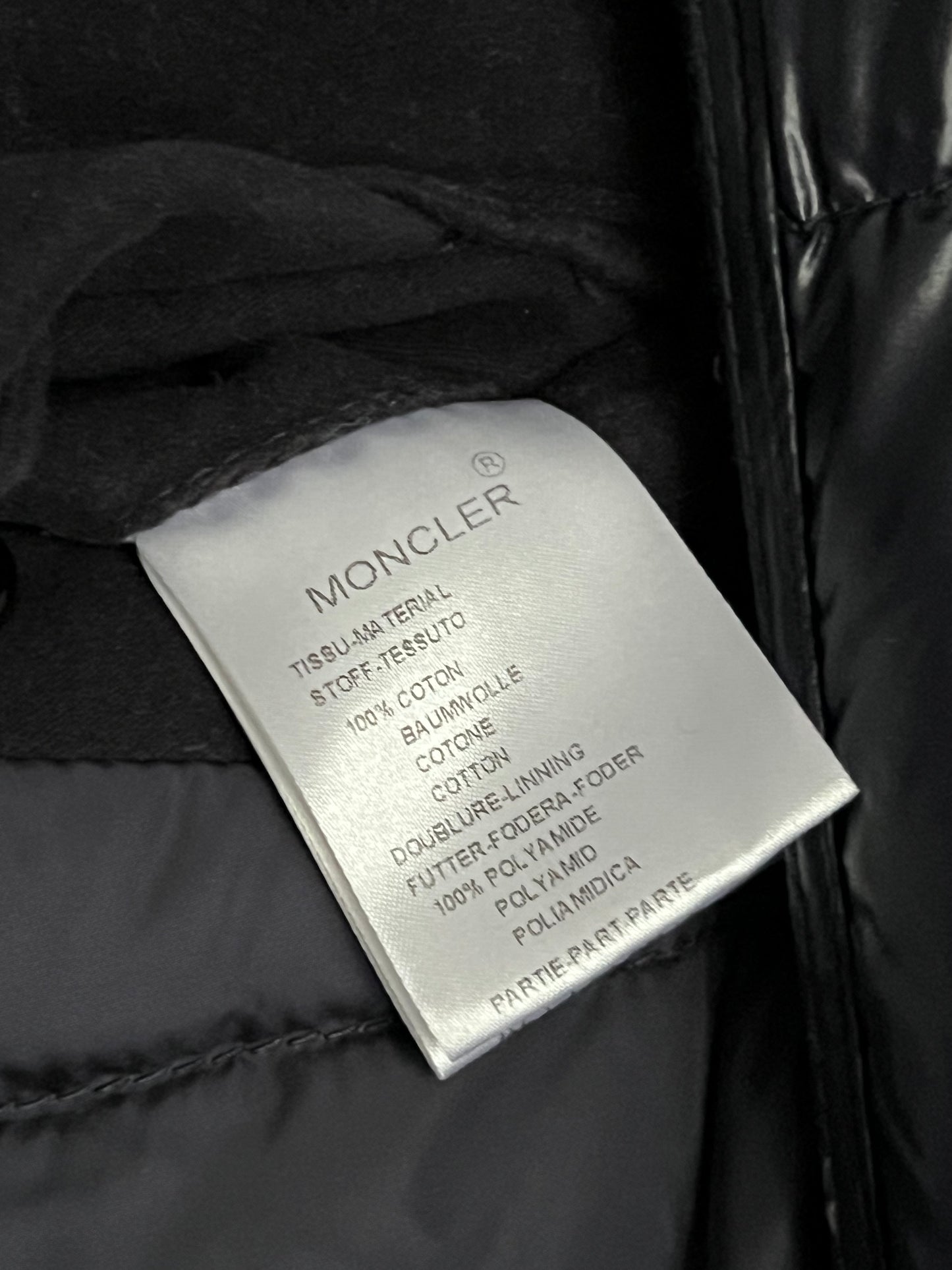 Moncler Claude Black Cotton Down Blazer Mens Jacket