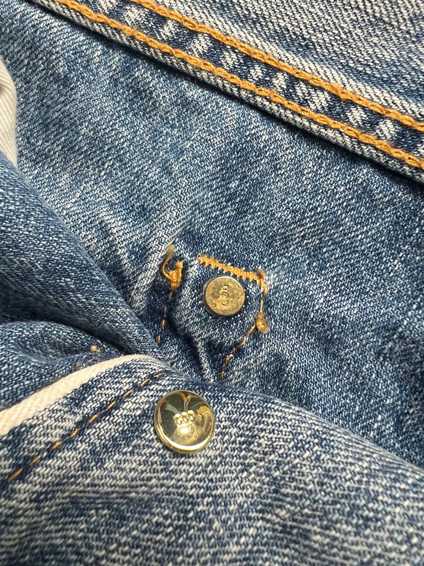 Fear Of God Sixth Collection Inside Out Denim Pants