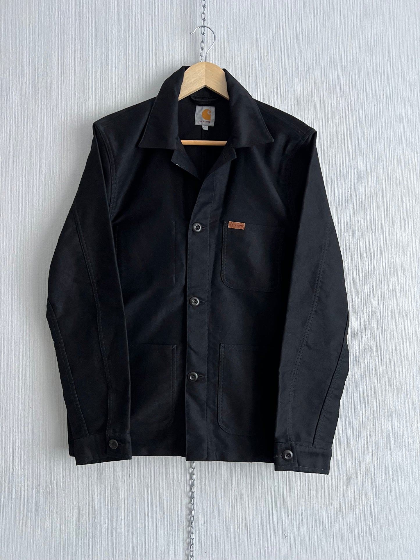 Carhartt Fynn Black Canvas Mens Jacket