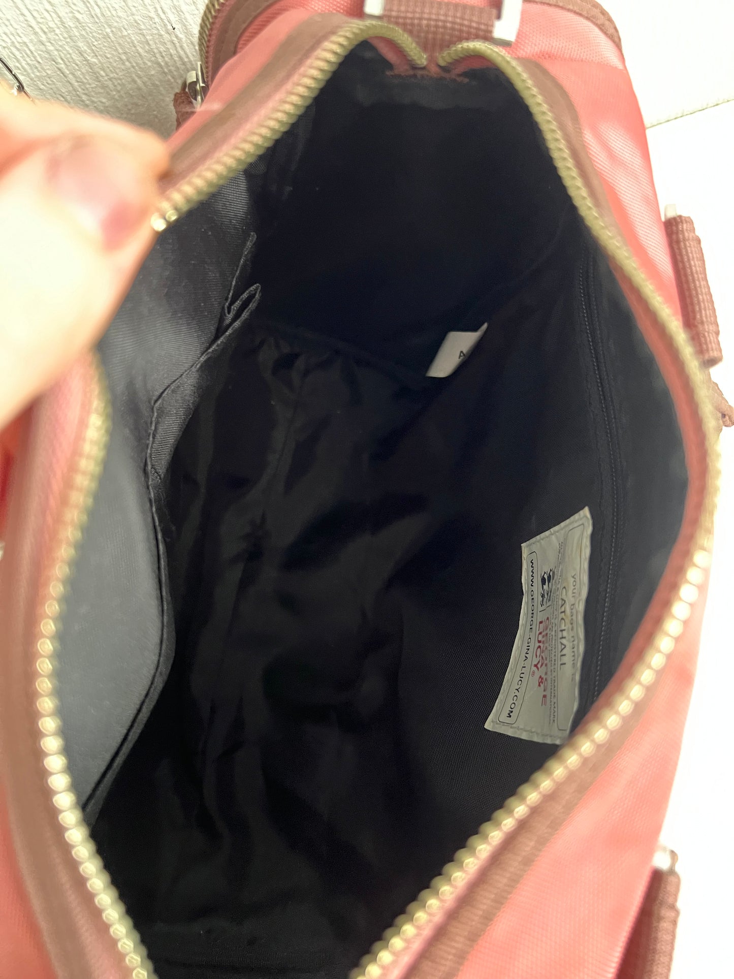 GGL George Gina and Lucy Catchall Pink Bag