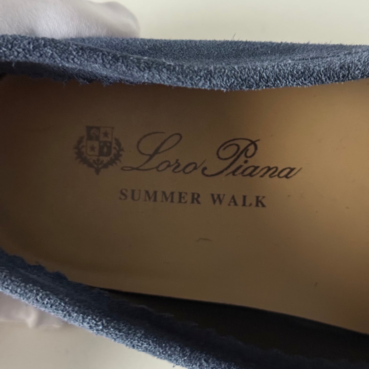 Loro Piana Summer Walk Suede Loafers Mens Shoes