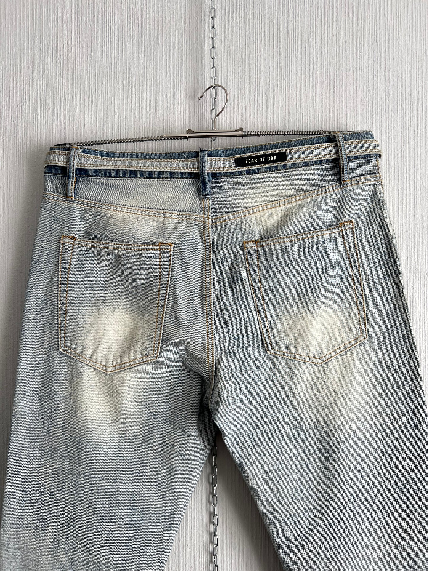 Fear Of God Sixth Collection Inside Out Denim Pants