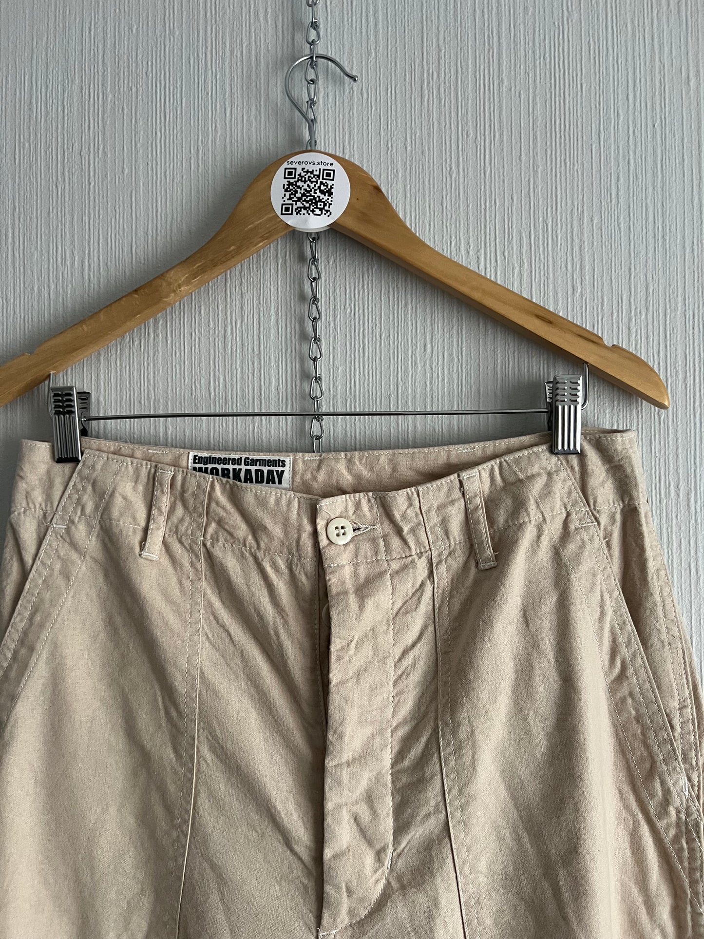 Engineered Garments Linen Work Trousers Mens Pants