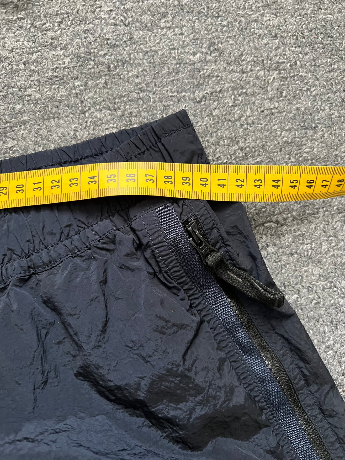 Stone Island Navy Nylon Metal Econyl Pants