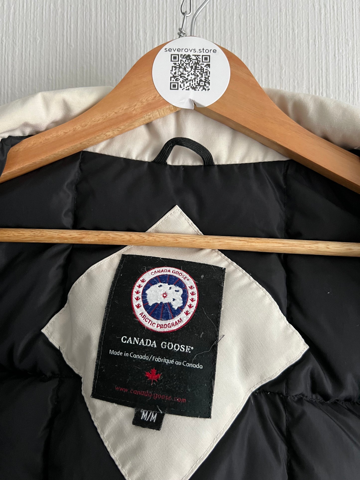 Canada Goose Trillium Ladies Parka Jacket in Cream