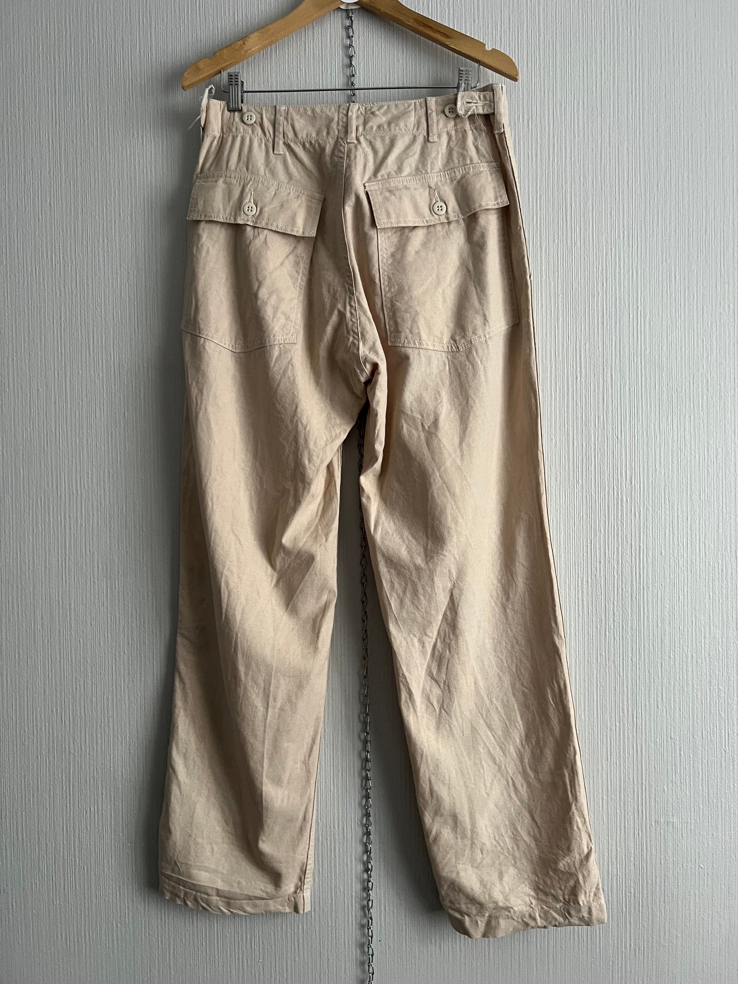 Engineered Garments Linen Work Trousers Mens Pants