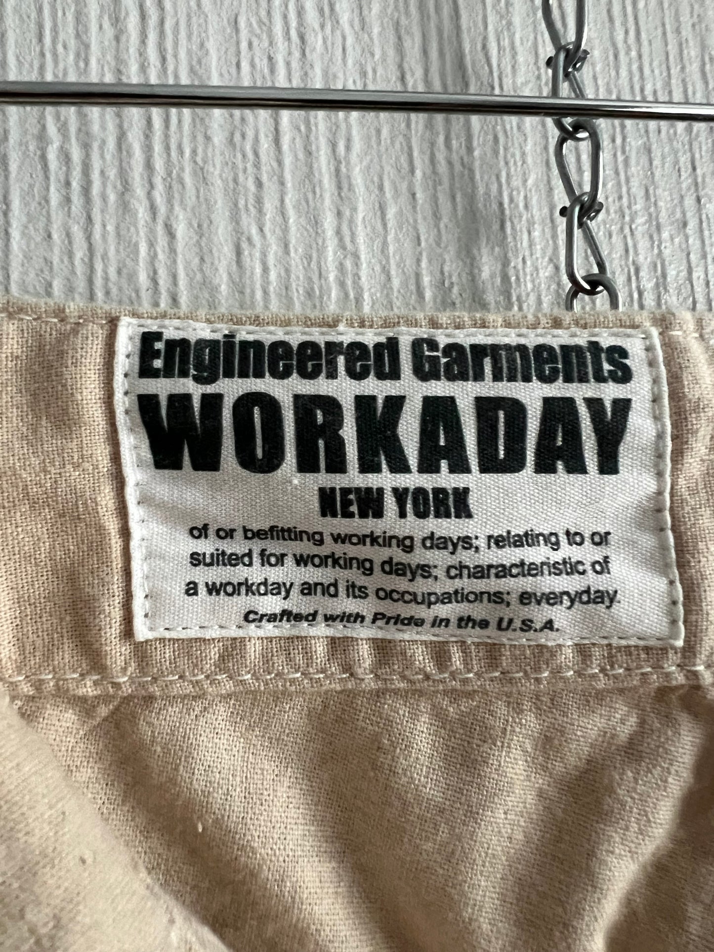 Engineered Garments Linen Work Trousers Mens Pants