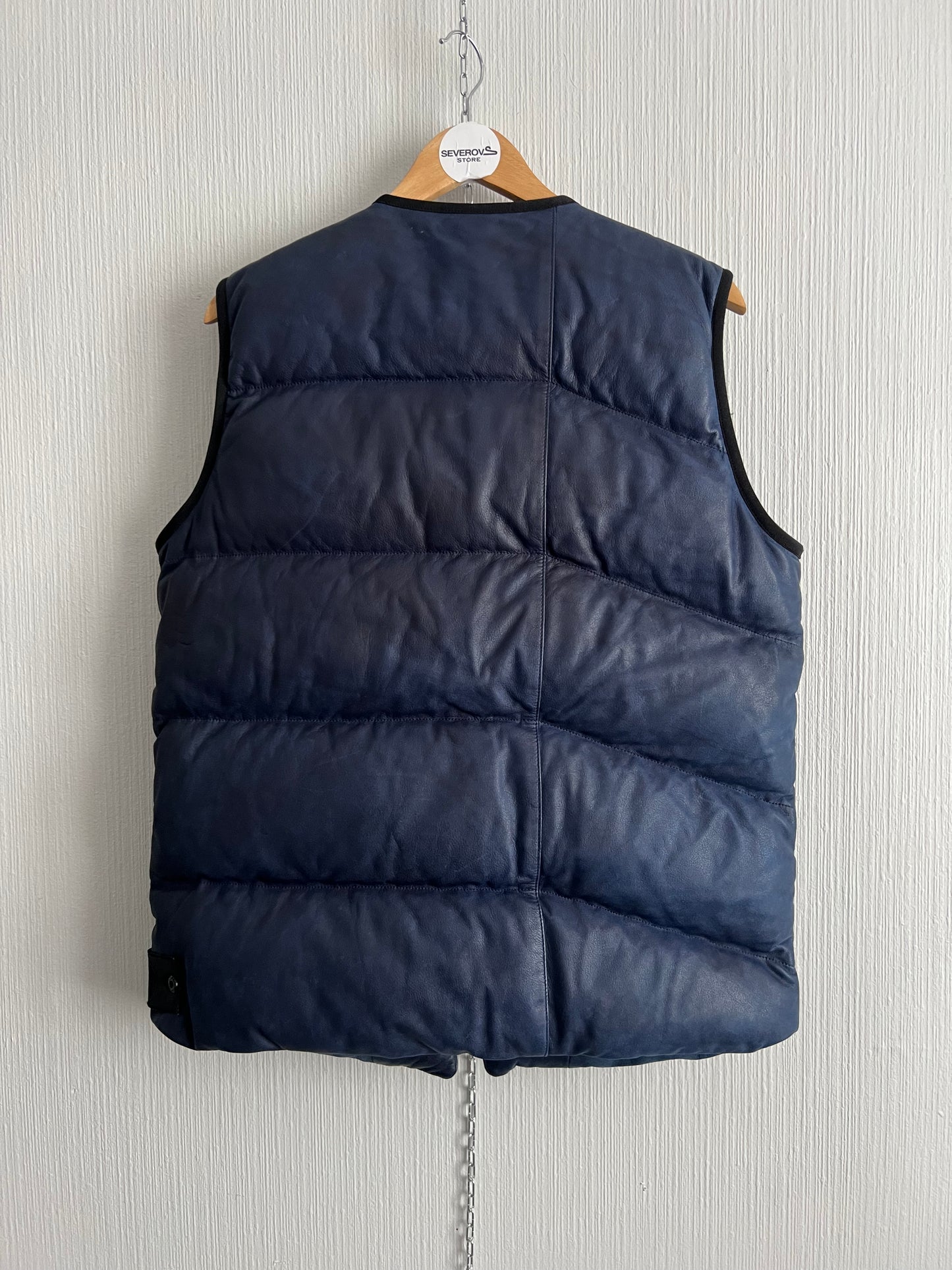 Stone Island Shadow Project AW20 Nappa Leather Utility Vest