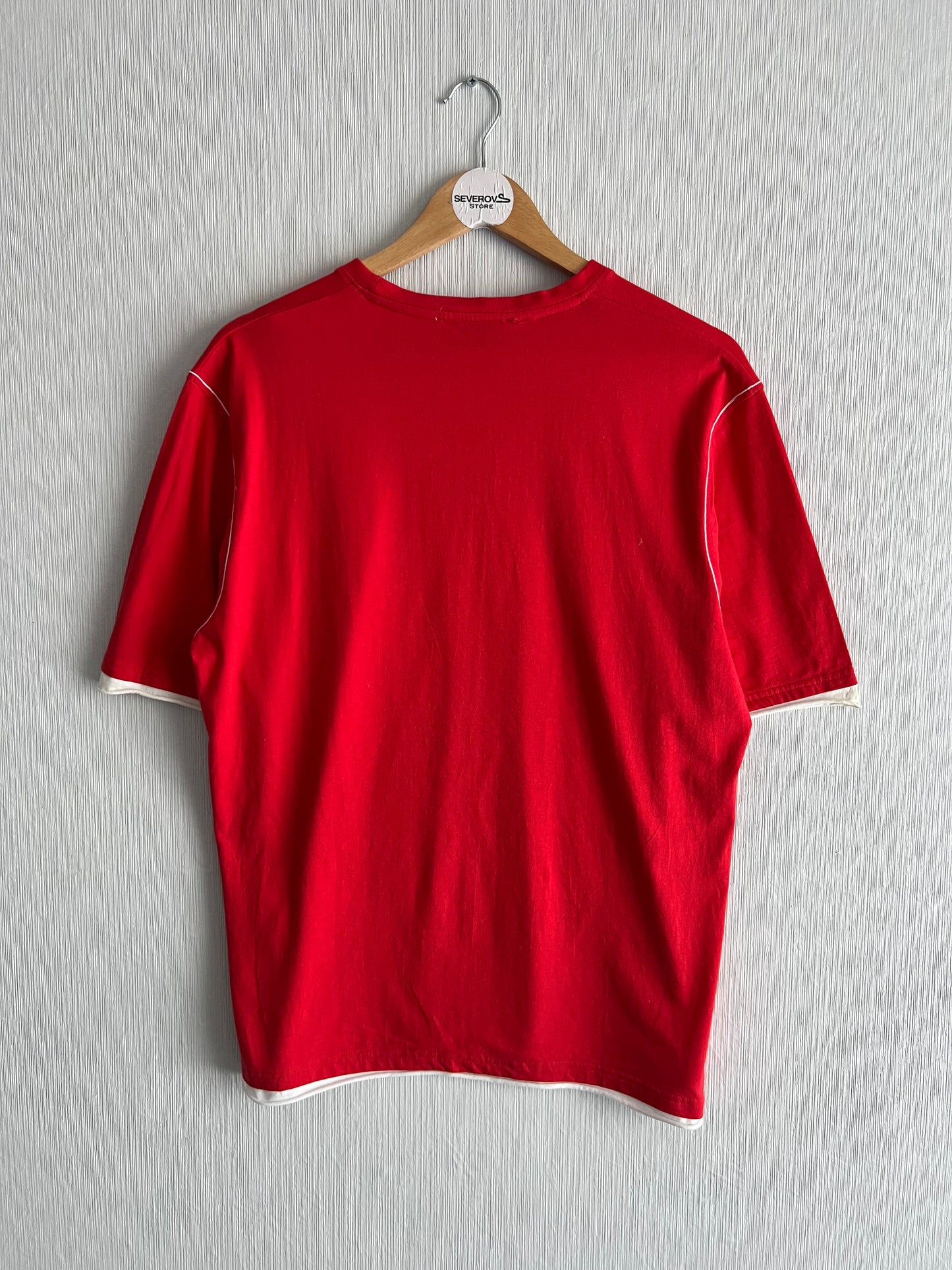 Yves Saint Laurent Red Cotton T-shirt