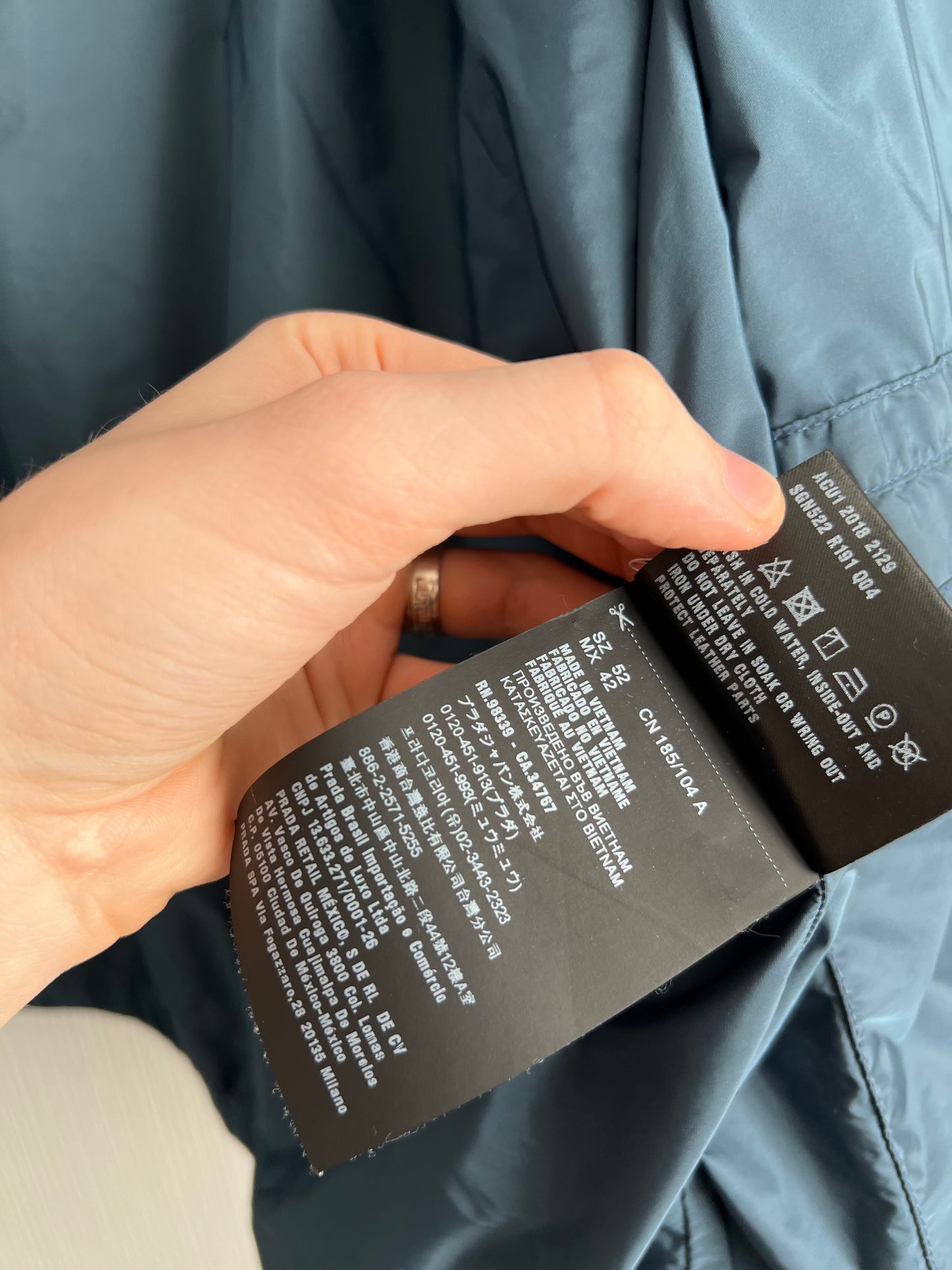 Prada Milano Nylon Jacket