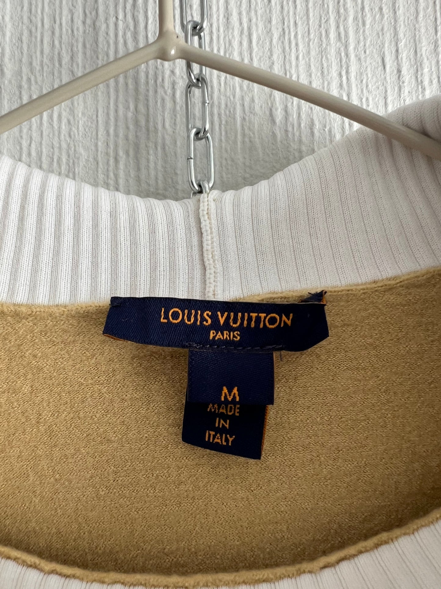 Louis Vuitton Big Ribbed Collar Wool Sweater
