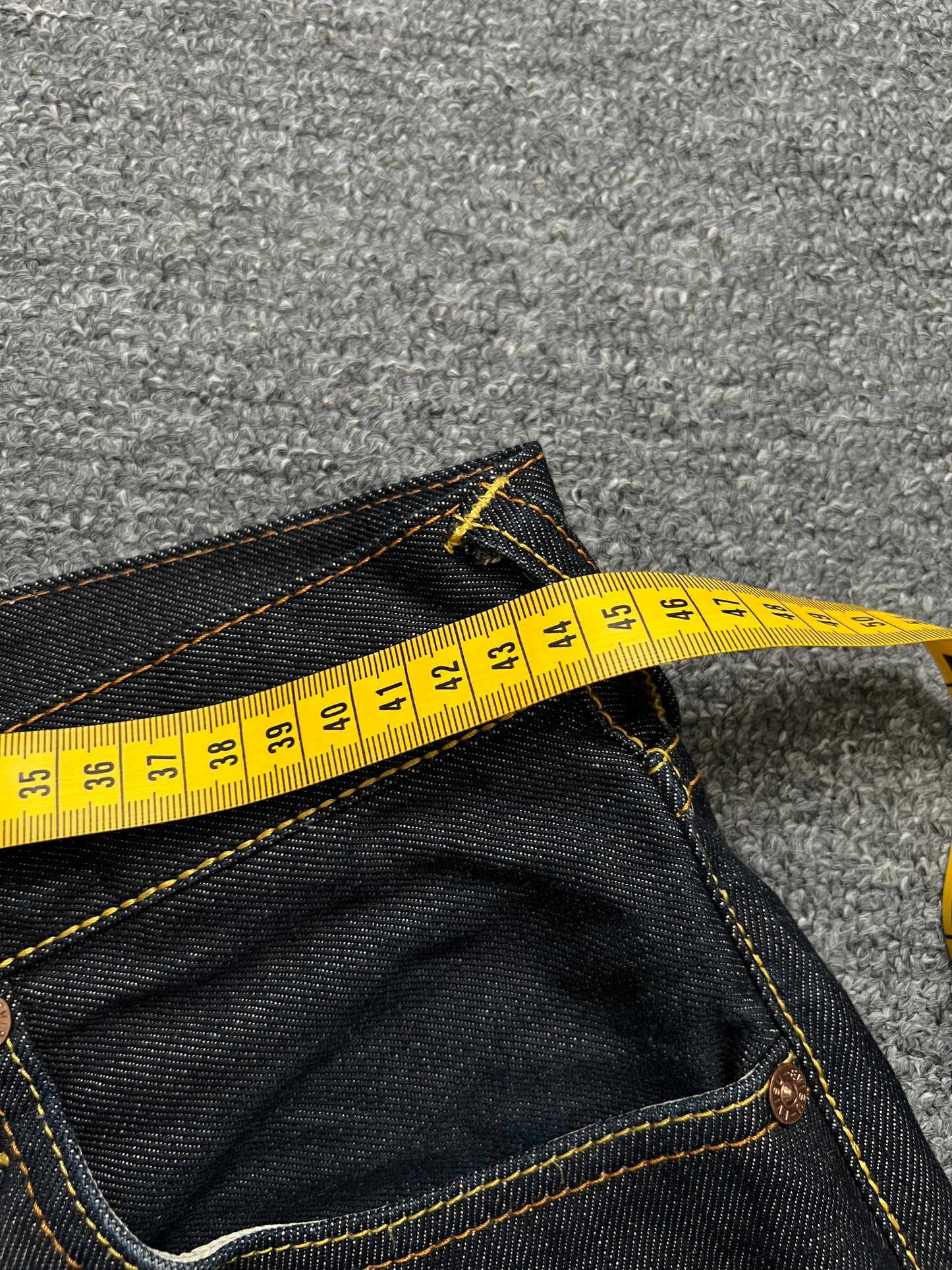 Evisu Japan Dark Indigo Selvedge Denim Jeans