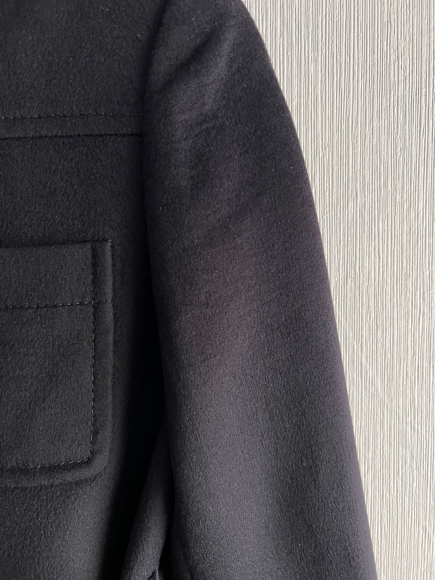 Miu Miu Navy Wool Coat