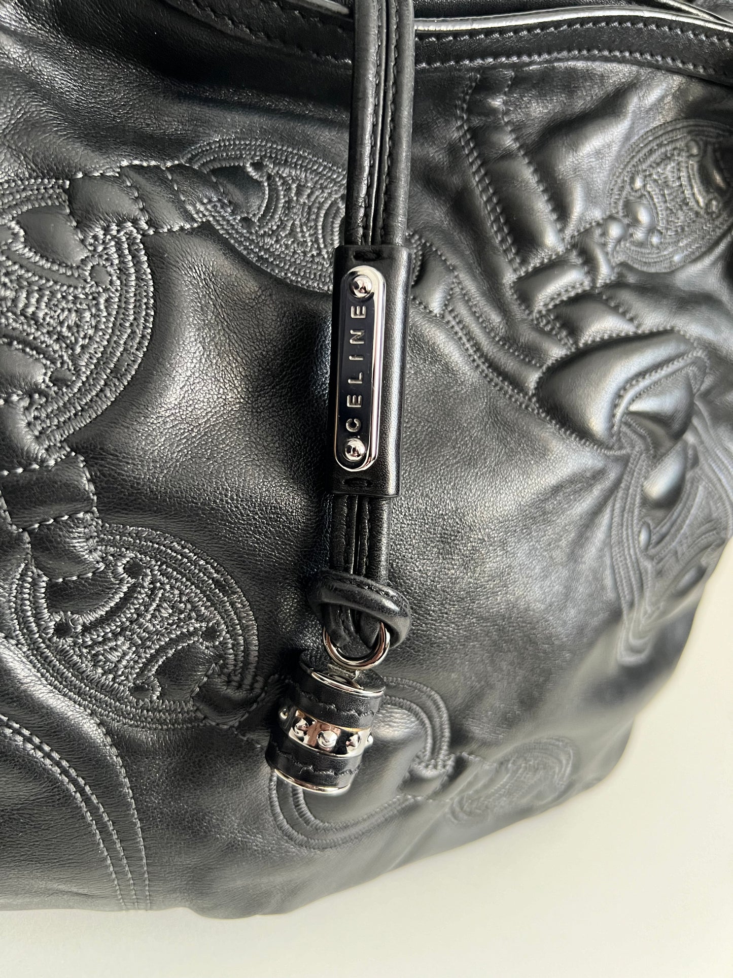 Celine Black Bittersweet Leather Handbag