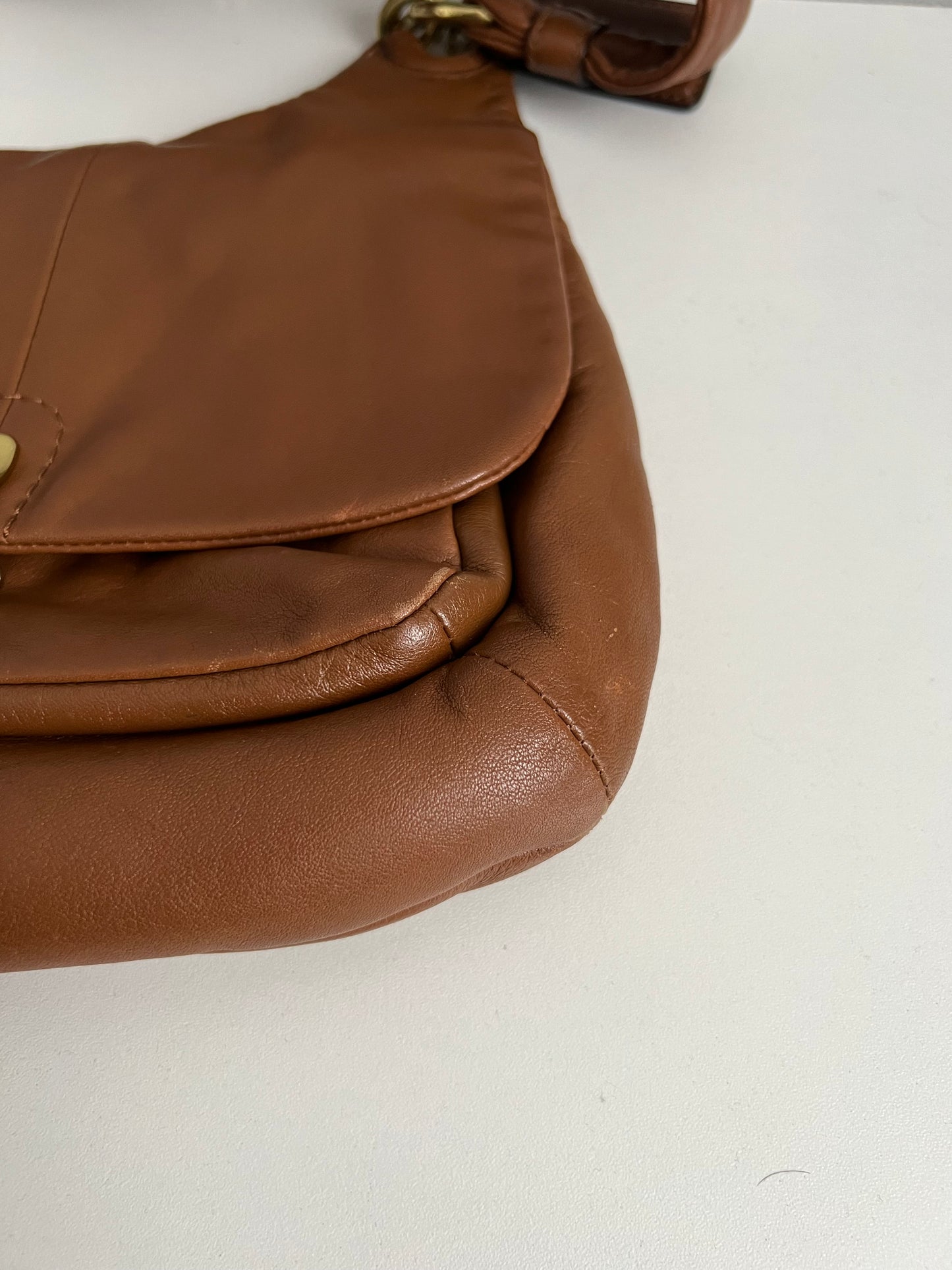 Coach Brown Leather Kristin Hobo Bag