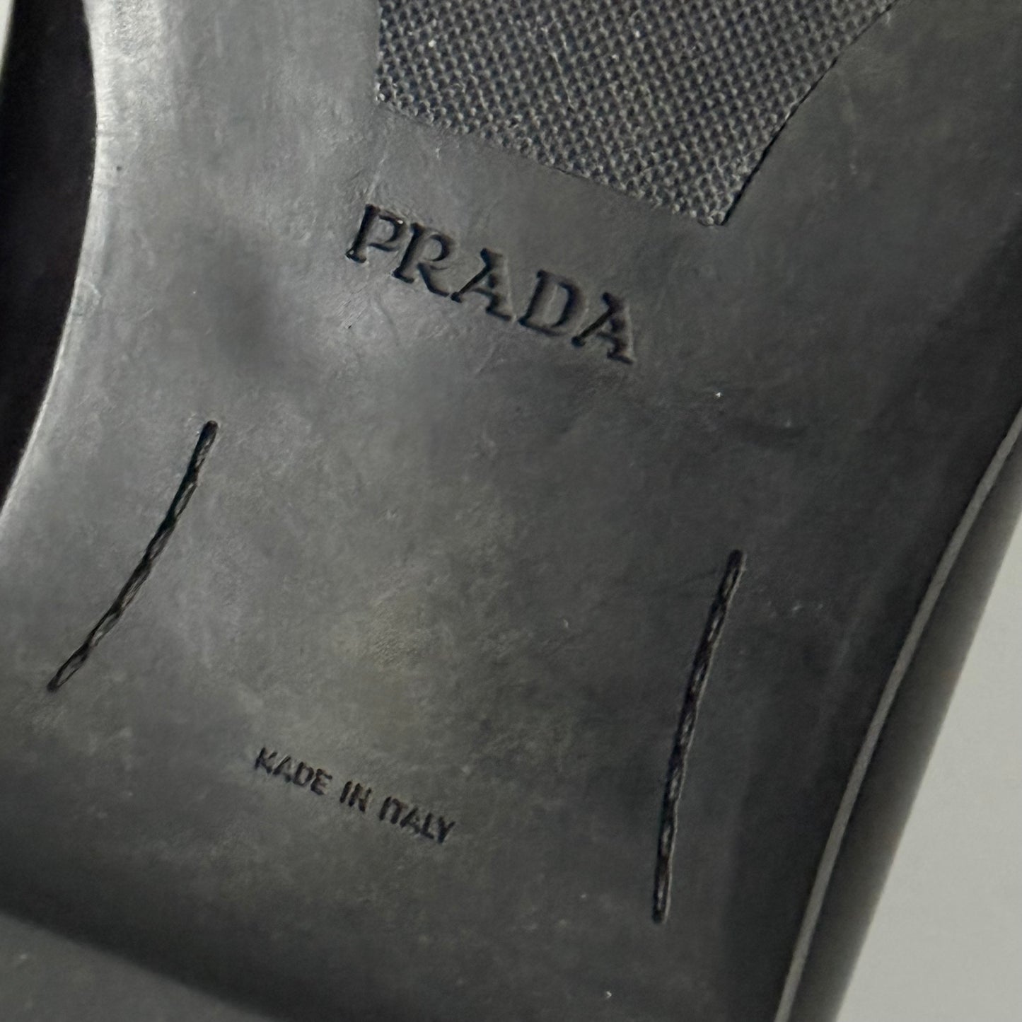 Prada Triangle-logo Leather Loafers