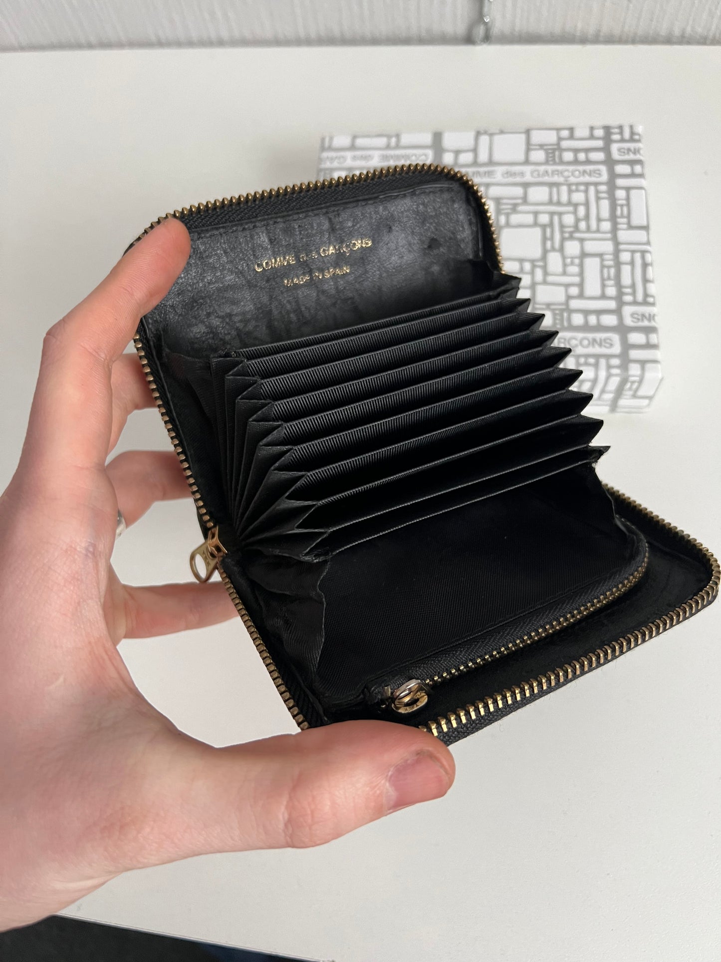 Comme des Garçons Classic Black Leather Wallet