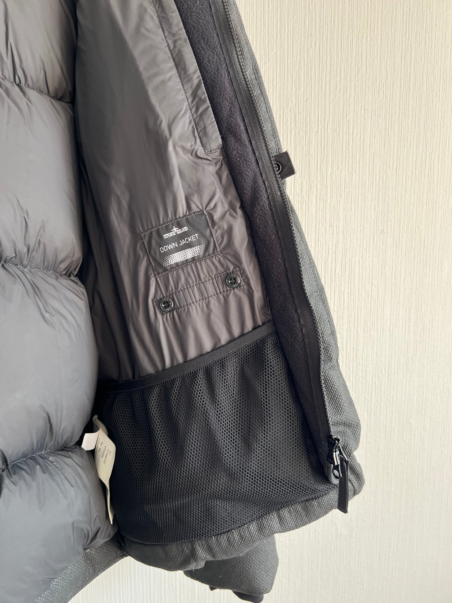 Stone Island Shadow Project Textile Non-wowen Poly Down Grey Jacket