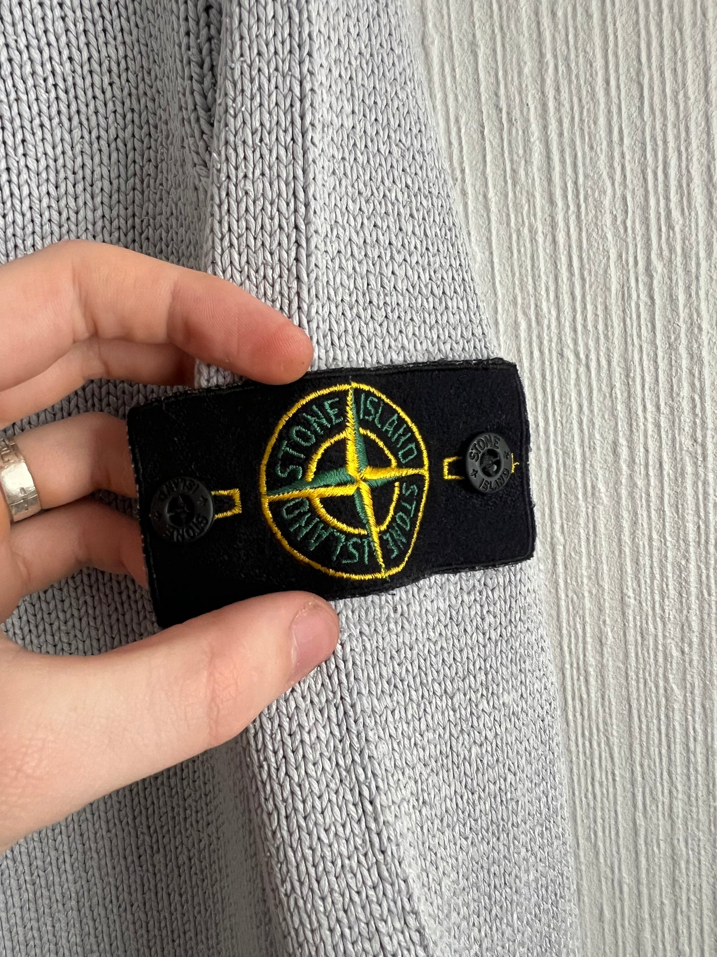 Stone Island Vintage SS2002 Knit Sweater Zip up Cardigan