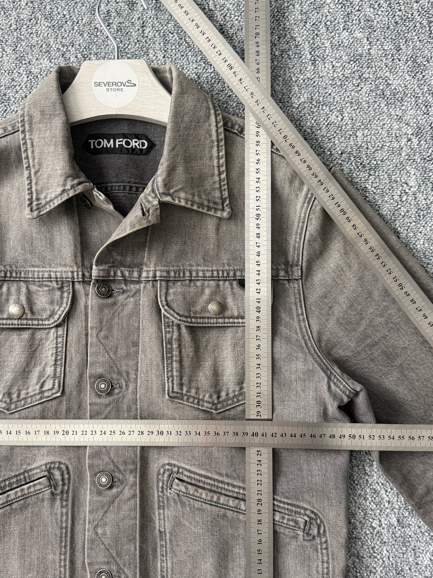 Tom Ford Icon Grey Denim Jacket