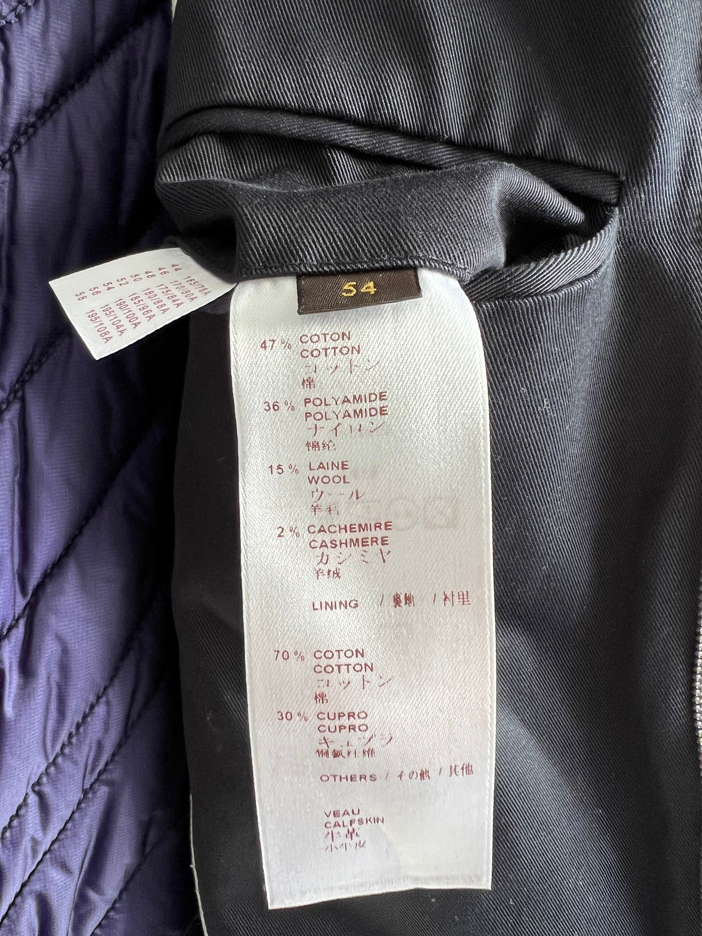 Louis Vuitton 2 in 1 Coat Multipocket Parka with Inner Down Puffer Jacket