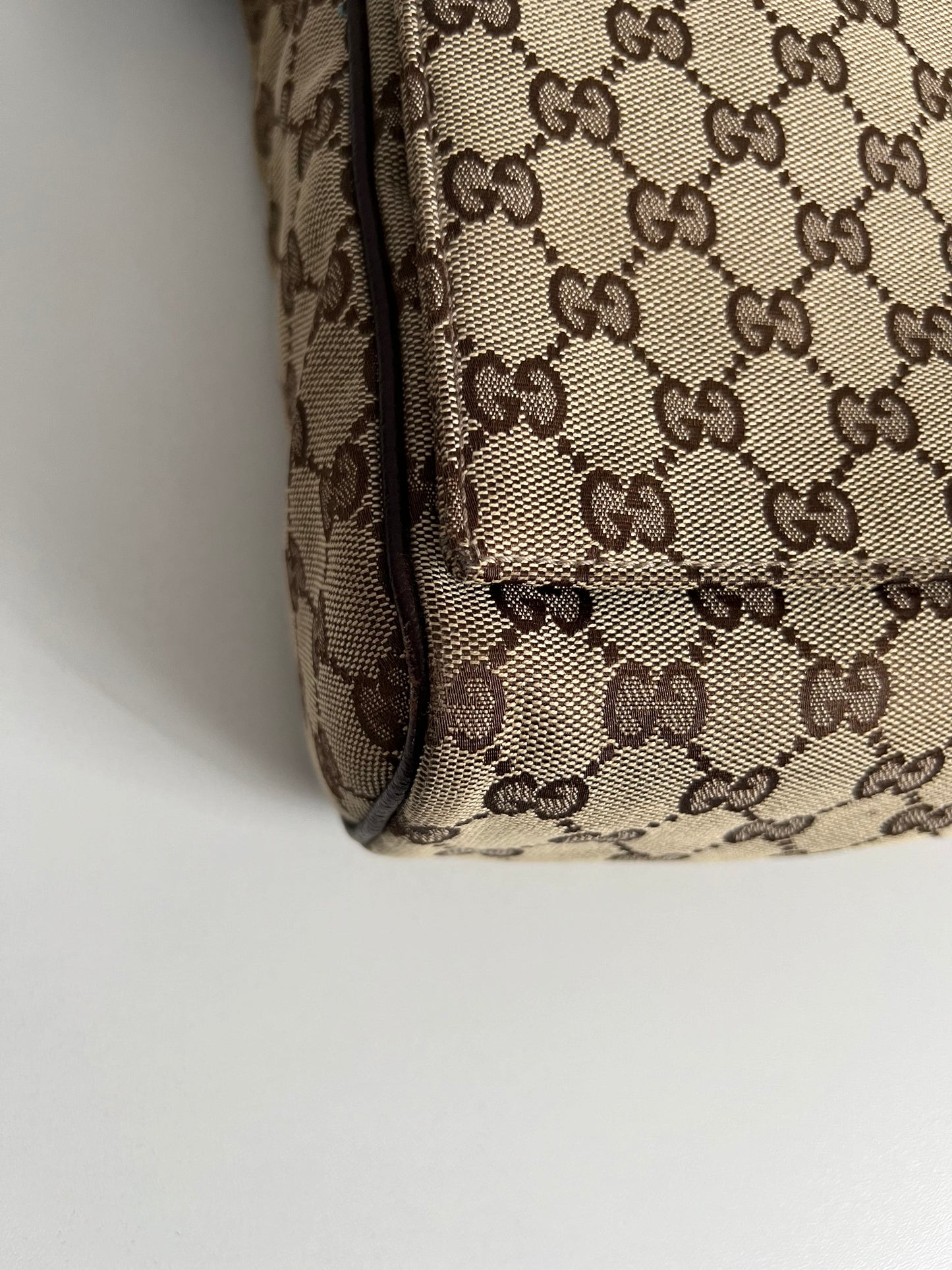 Gucci GG Monogram Canvas Flap Messenger Bag