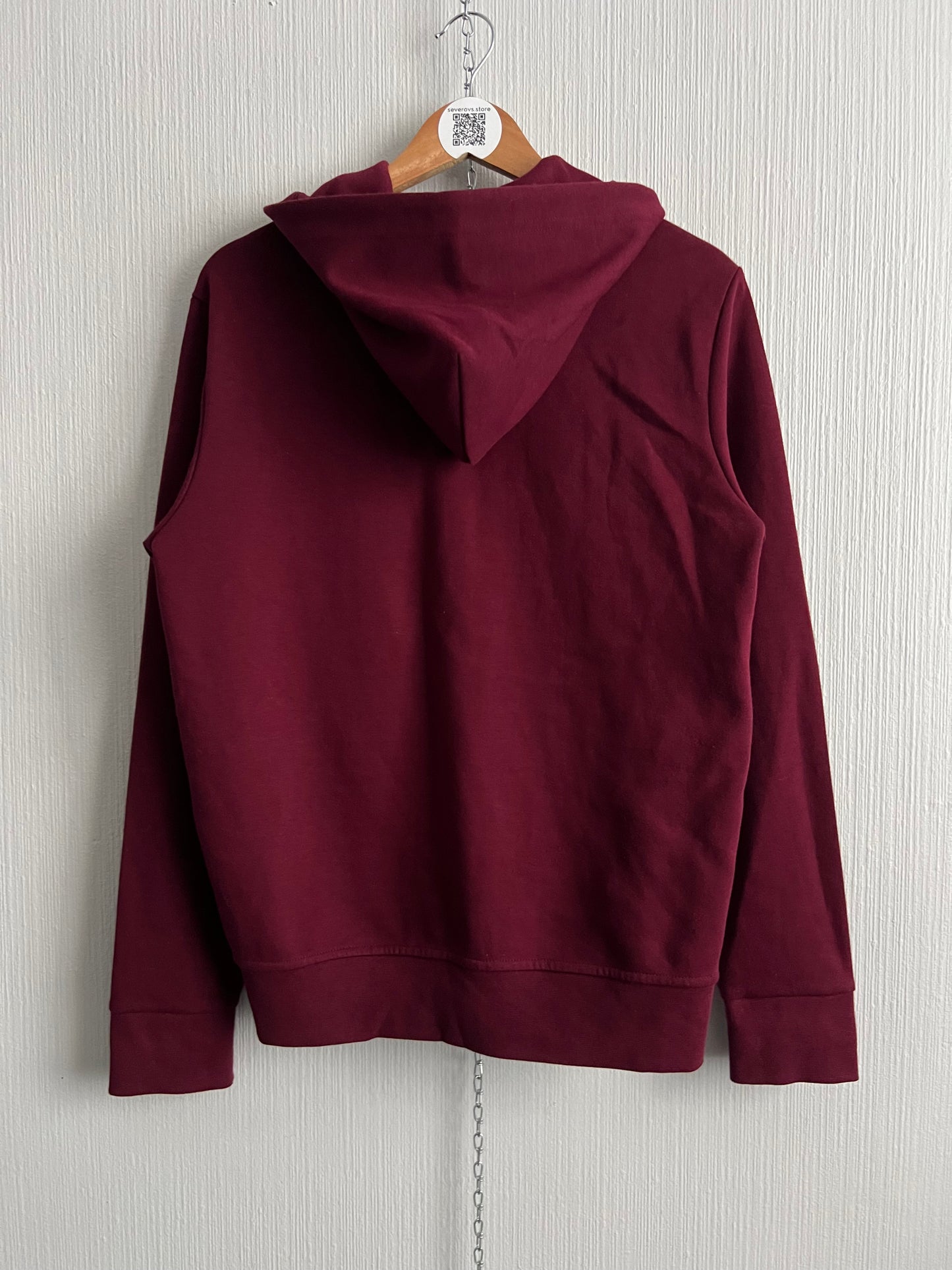 Polo Ralph Lauren Burgundy Mens Zip Hoodie