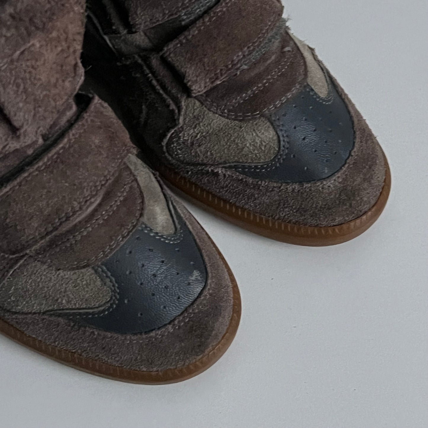 Isabel Marant Bekett Brown Suede Leather Trainers Womens Shoes