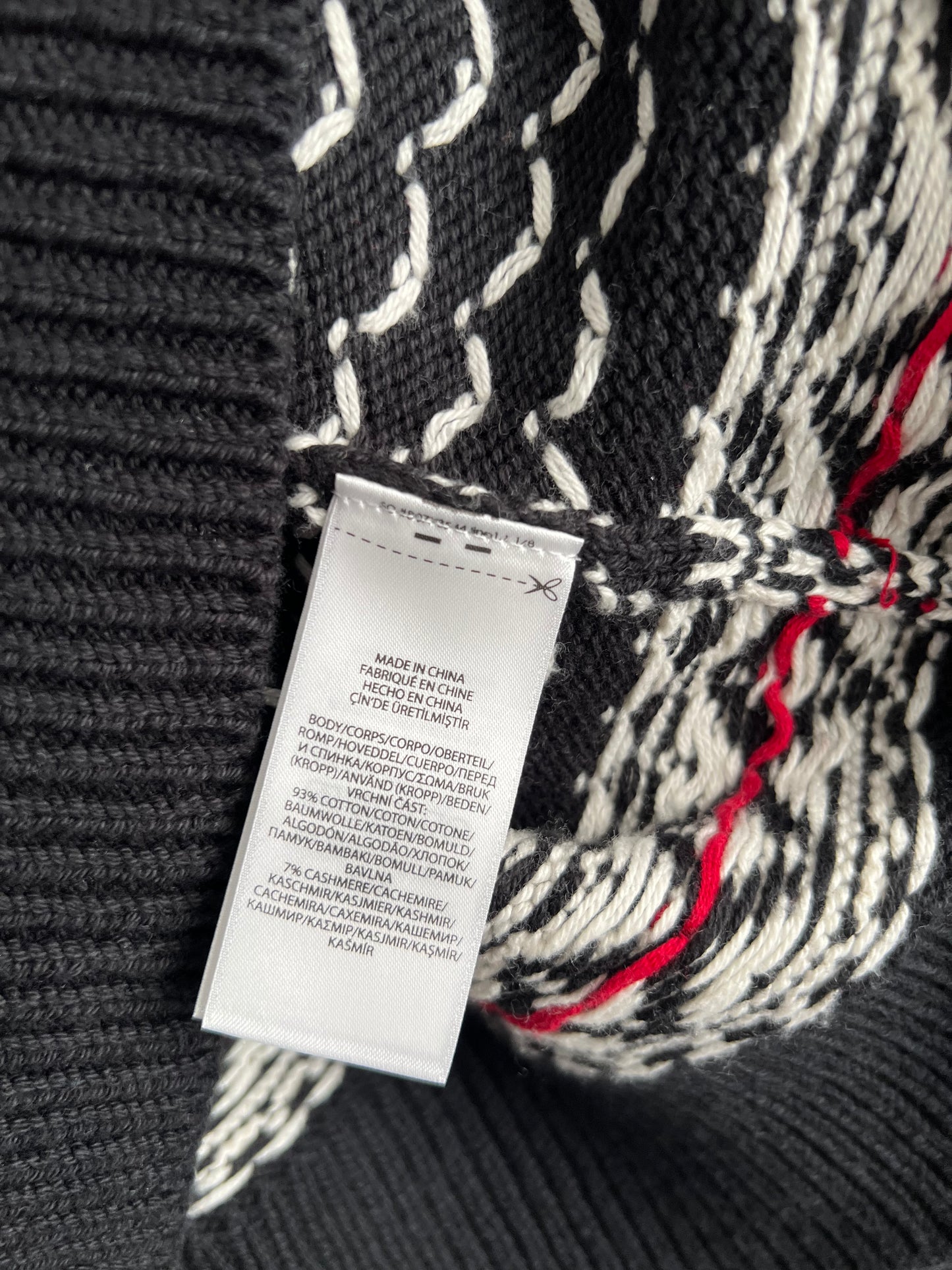 Polo Ralph Lauren Snowflake Cotton Cashmere Blend Knit Mens Sweater