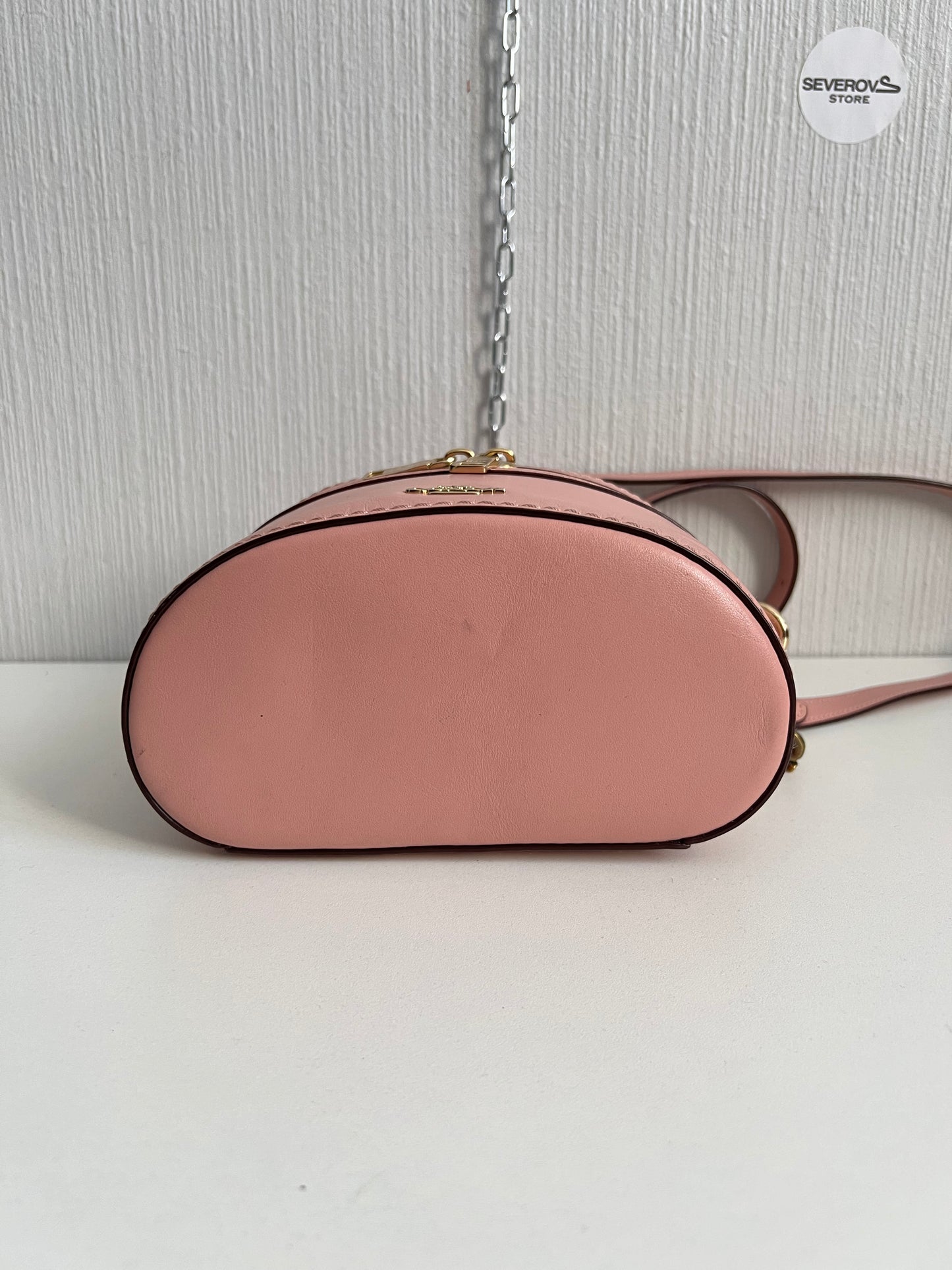 COACH Selena Gomez Pink Trail Bag