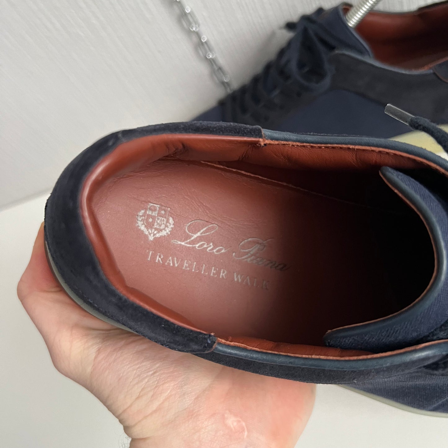 Loro Piana Traveller Walk Leather Sneakers Mens Shoes