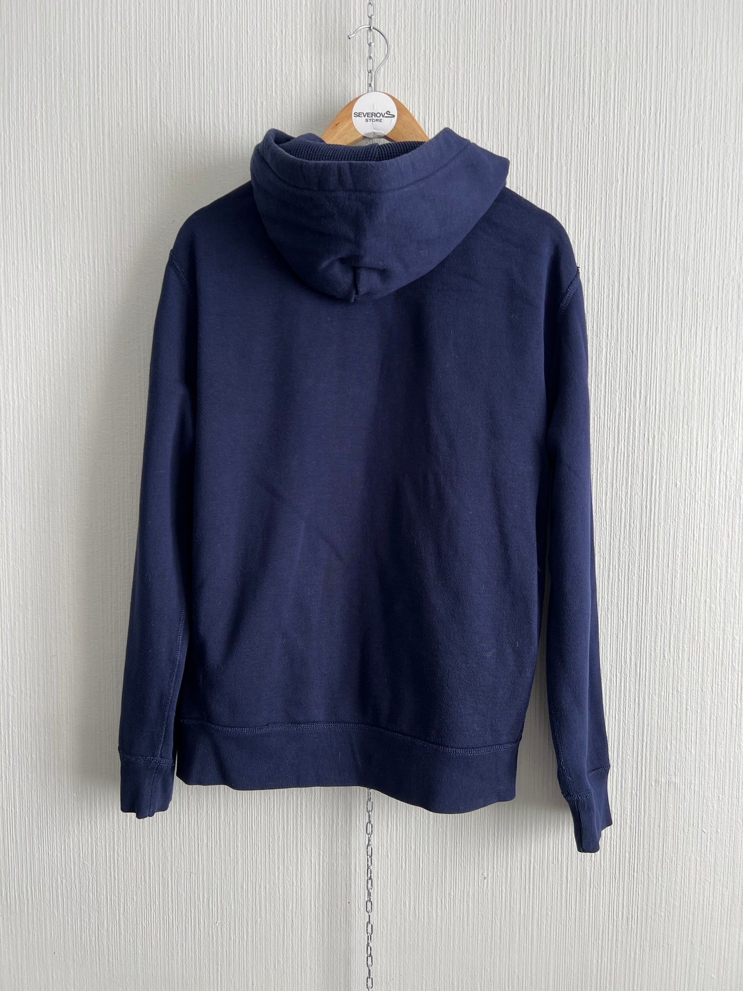 Polo Ralph Lauren Navy Cotton Mens Zip Hoodie