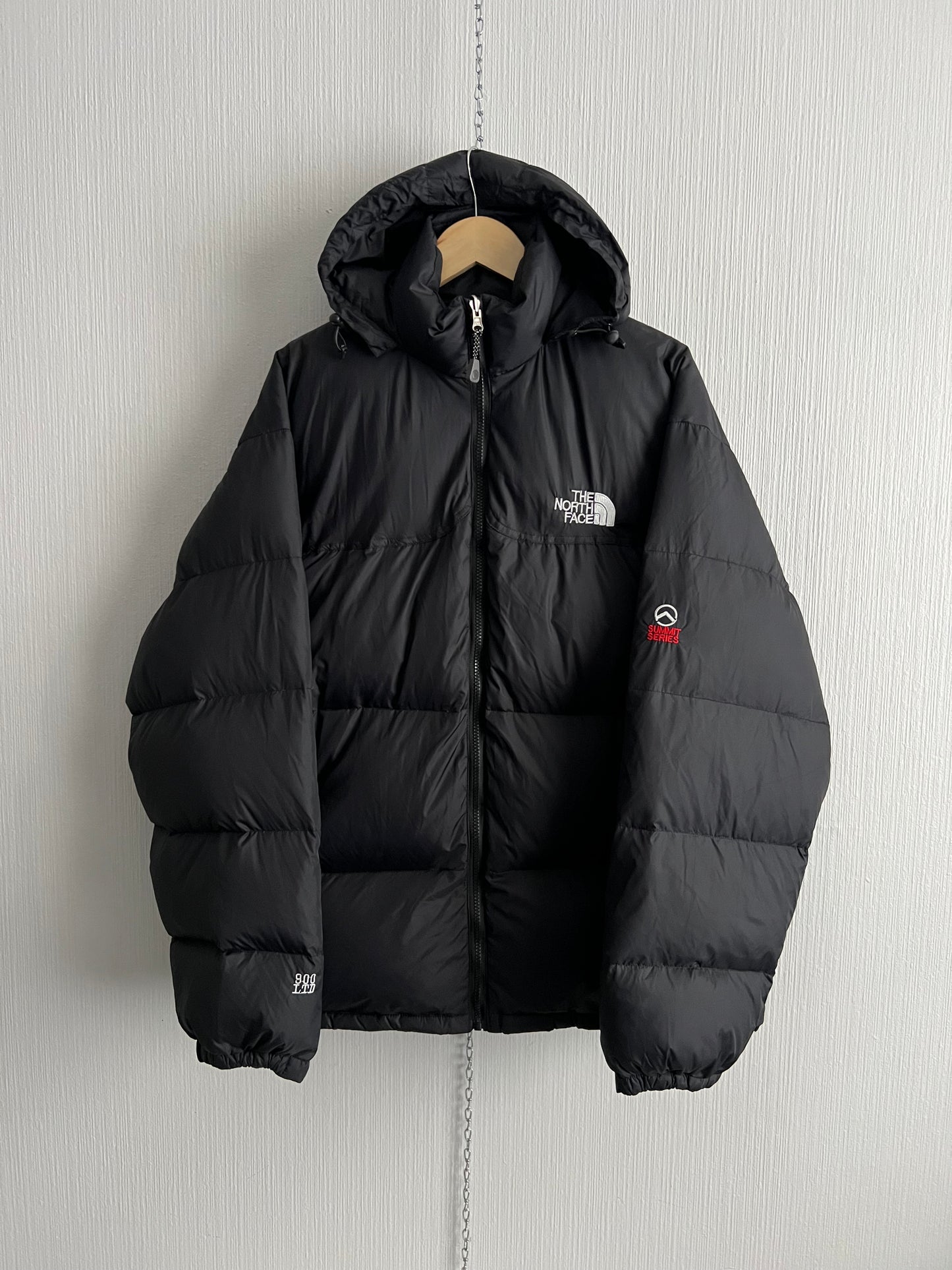 The North Face 900 Summit Series Black Down Puffer Jacket