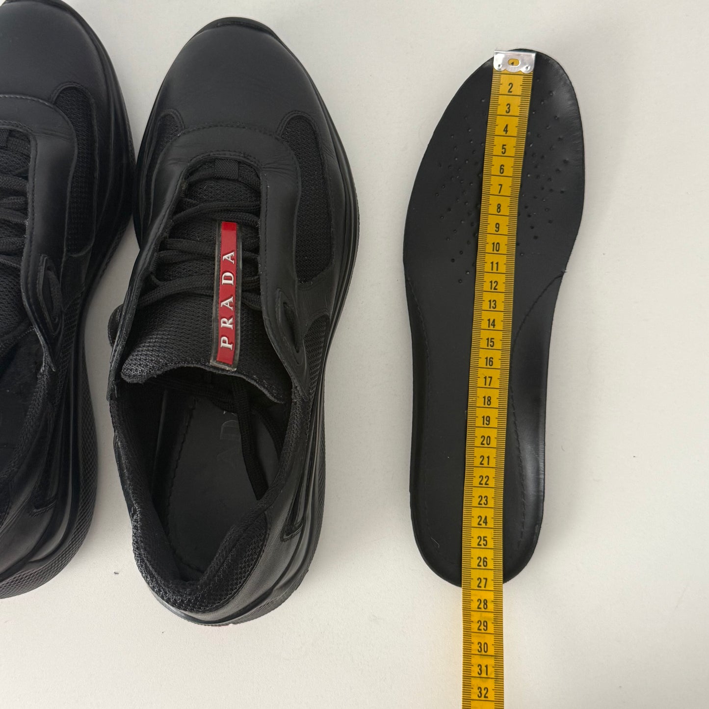 Prada Black Americas Cup Shoes