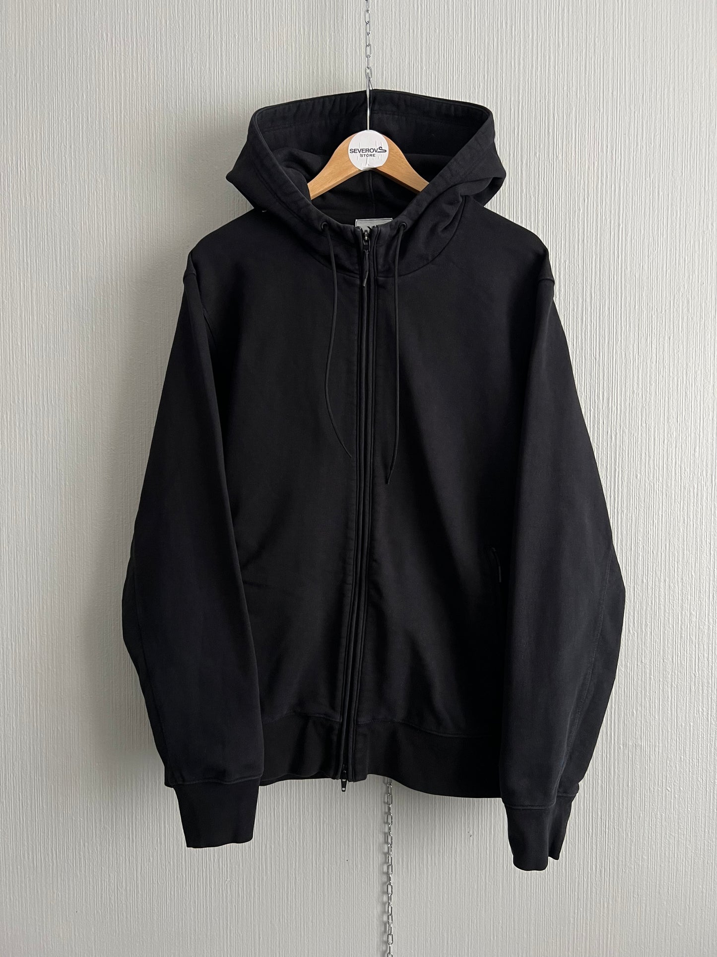 Y-3 Yohji Yamamoto Thick Cotton Zip Hoodie