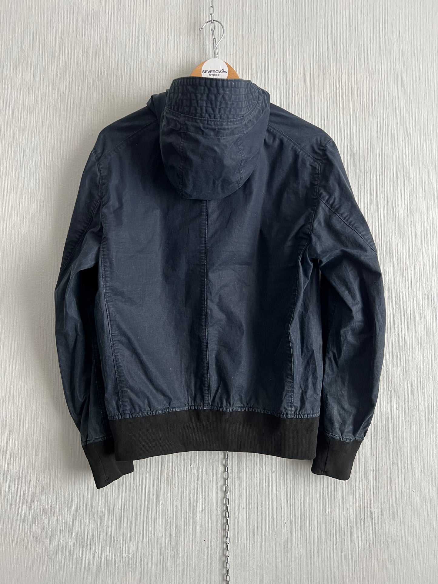 Stone Island SS13 Navy Tela Stella Hooded Jacket