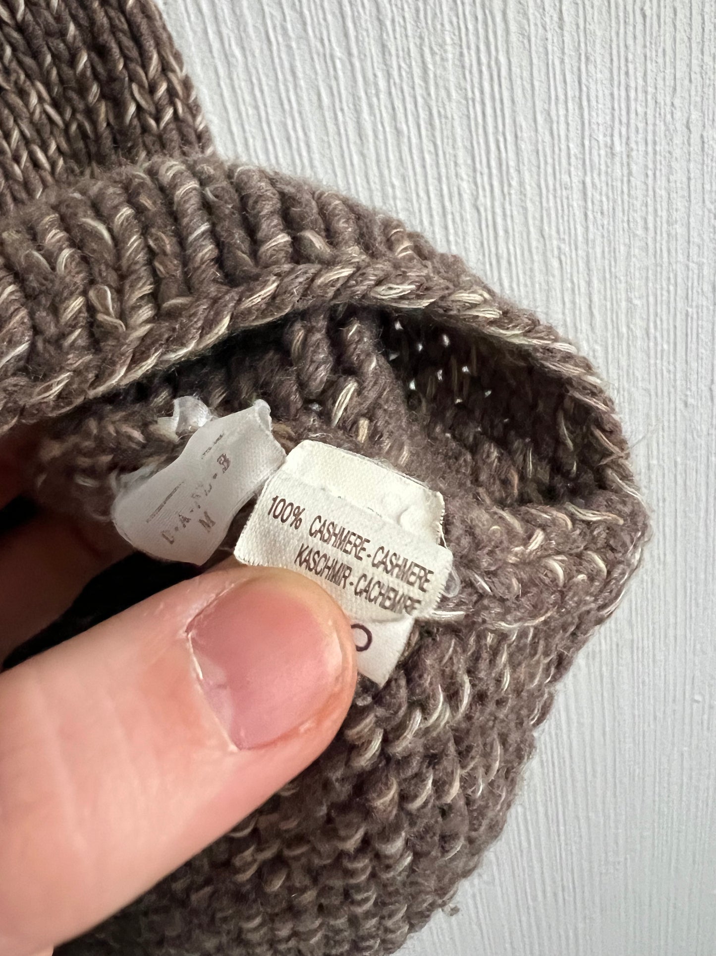 Brunello Cucinelli Cashmere Brown Vest Knit Sweater Gilet