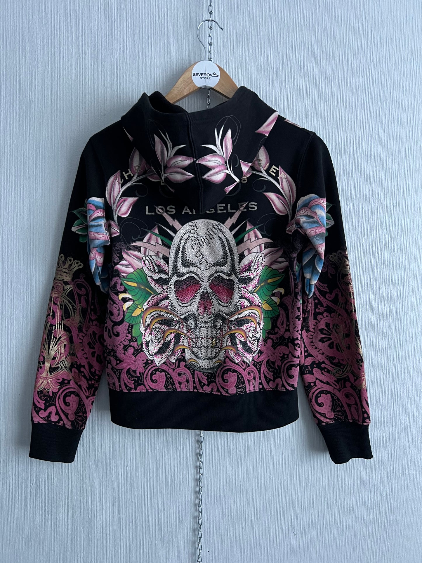 Christian Audigier Women’s Black Zip Hoodie
