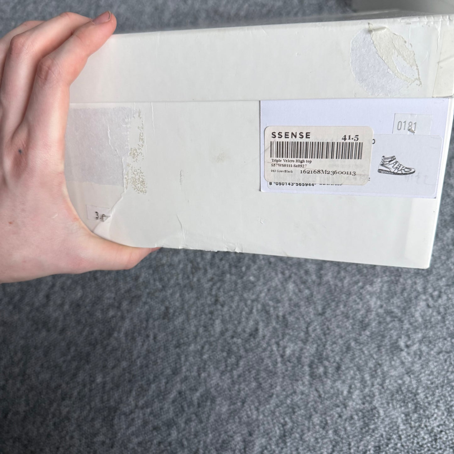 Maison Margiela Replica GAT Triple Velcro Hight Top Sneakers