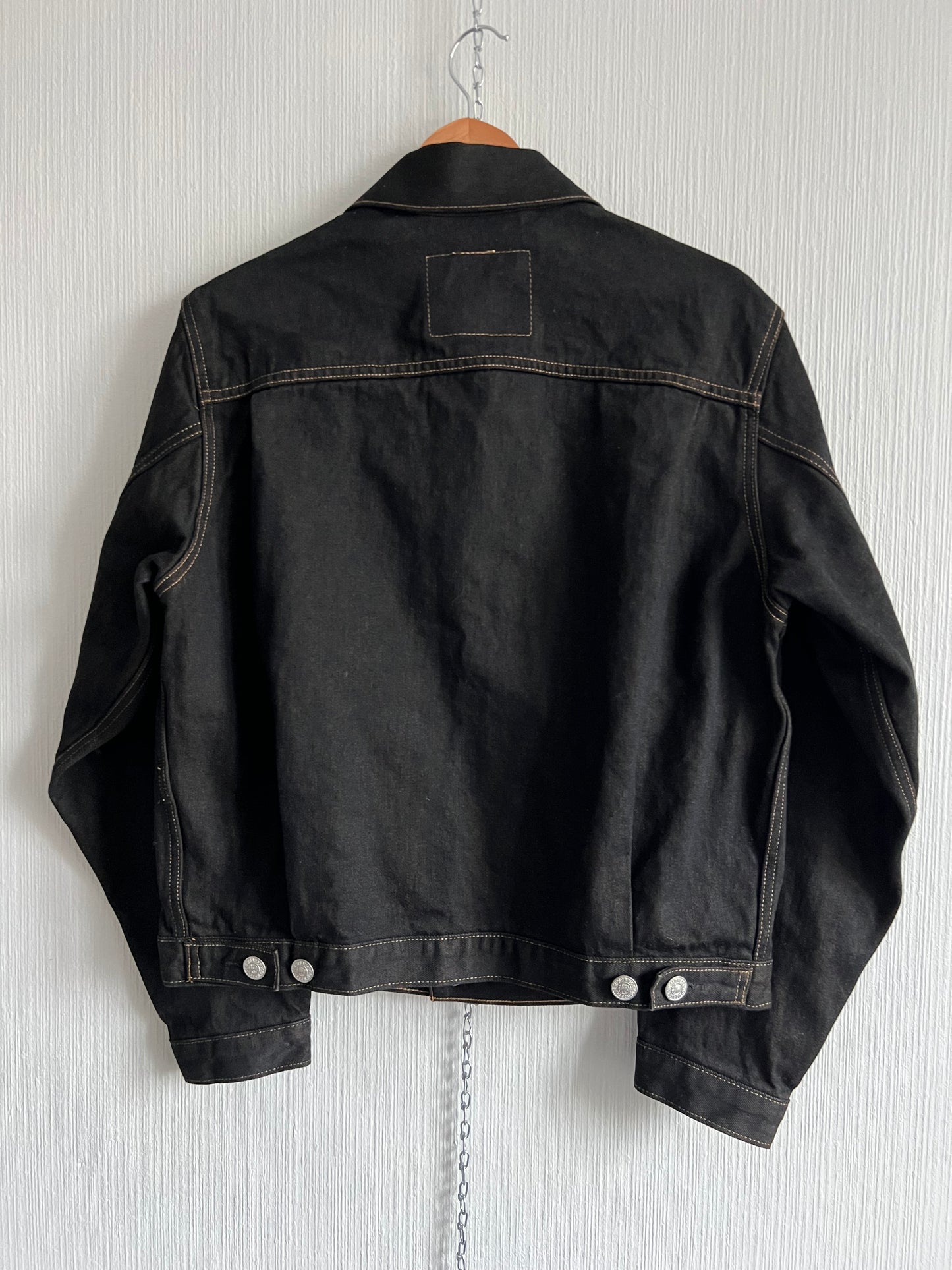 Stussy X Levis Black Denim Jacket Unisex